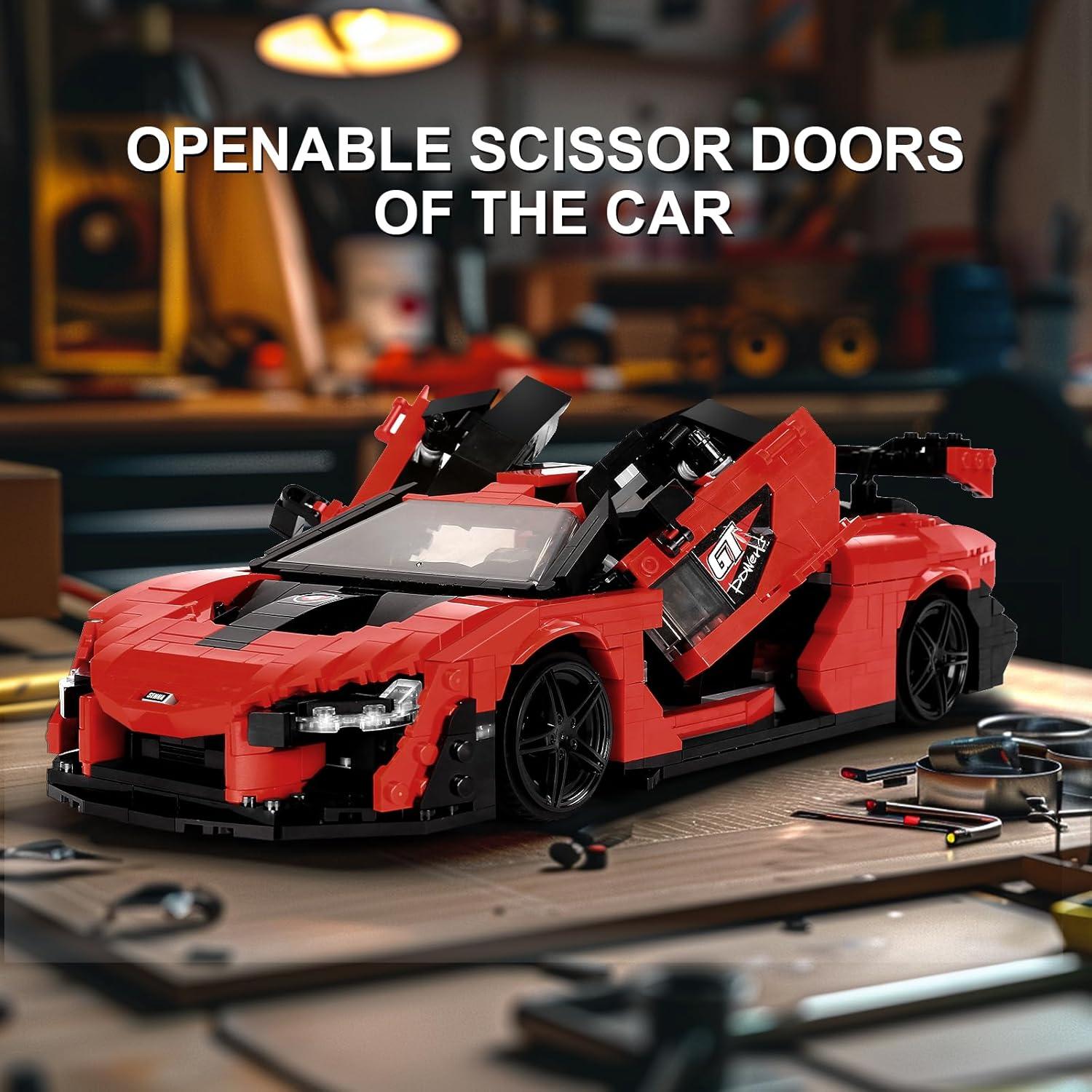 Mould King 10007 Kit de Construcción Coche Deportivo 1:12 (1182 Pcs)