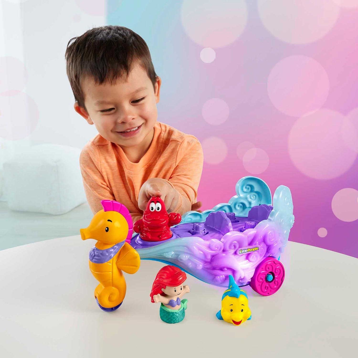 Carroza Marítima Iluminada Fisher-Price Ariel con Sonidos