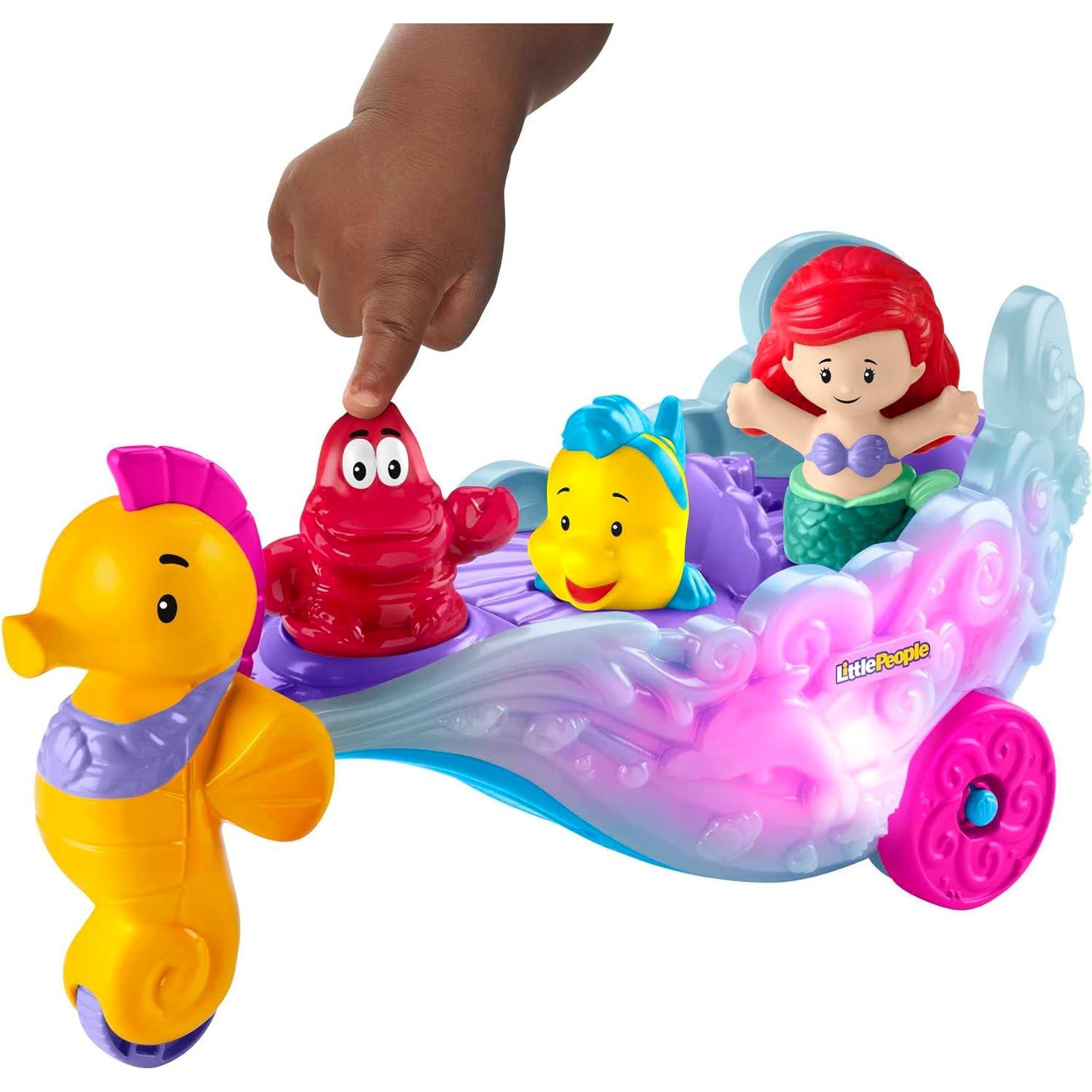 Carroza Marítima Iluminada Fisher-Price Ariel con Sonidos