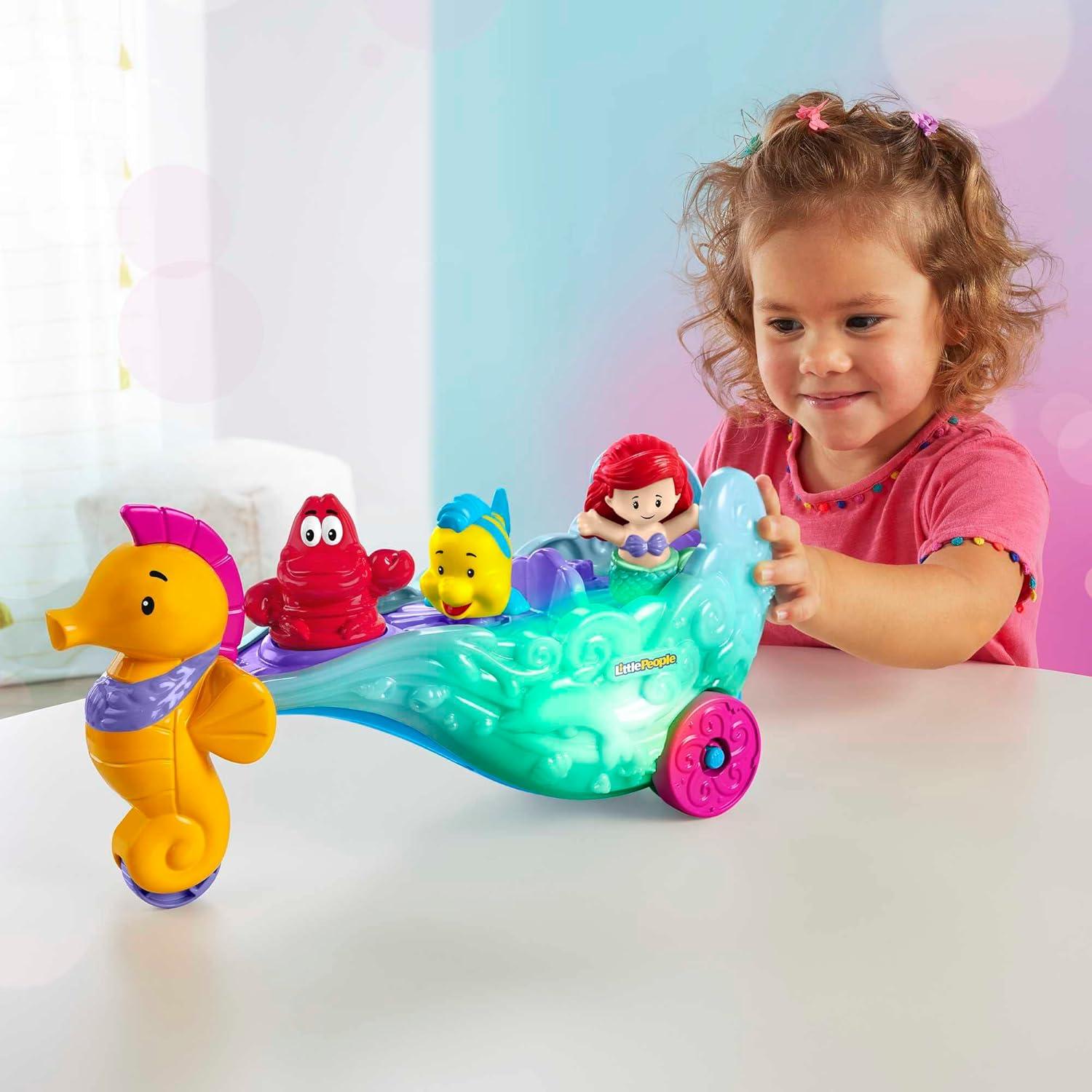 Carroza Marítima Iluminada Fisher-Price Ariel con Sonidos
