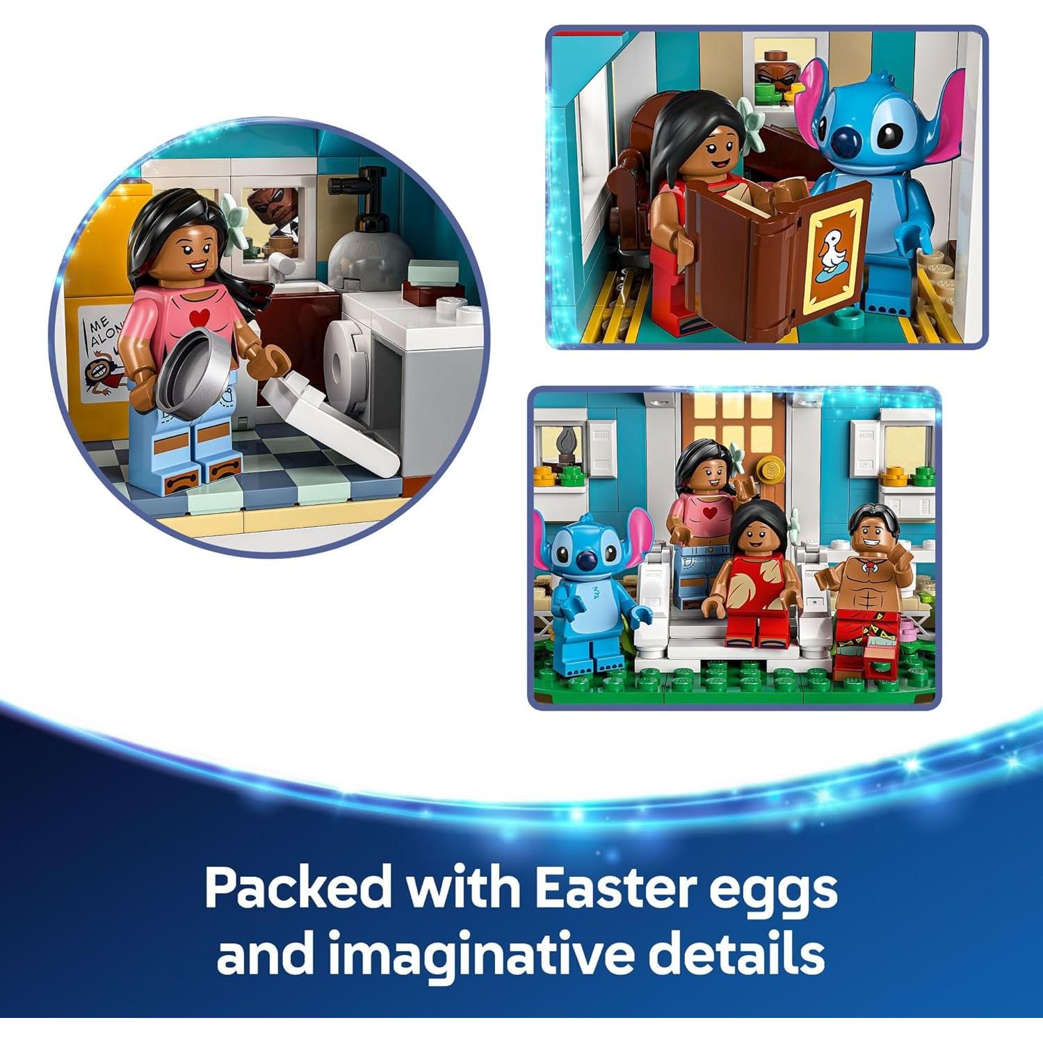 LEGO Disney Casa de Playa Lilo y Stitch 834 Piezas