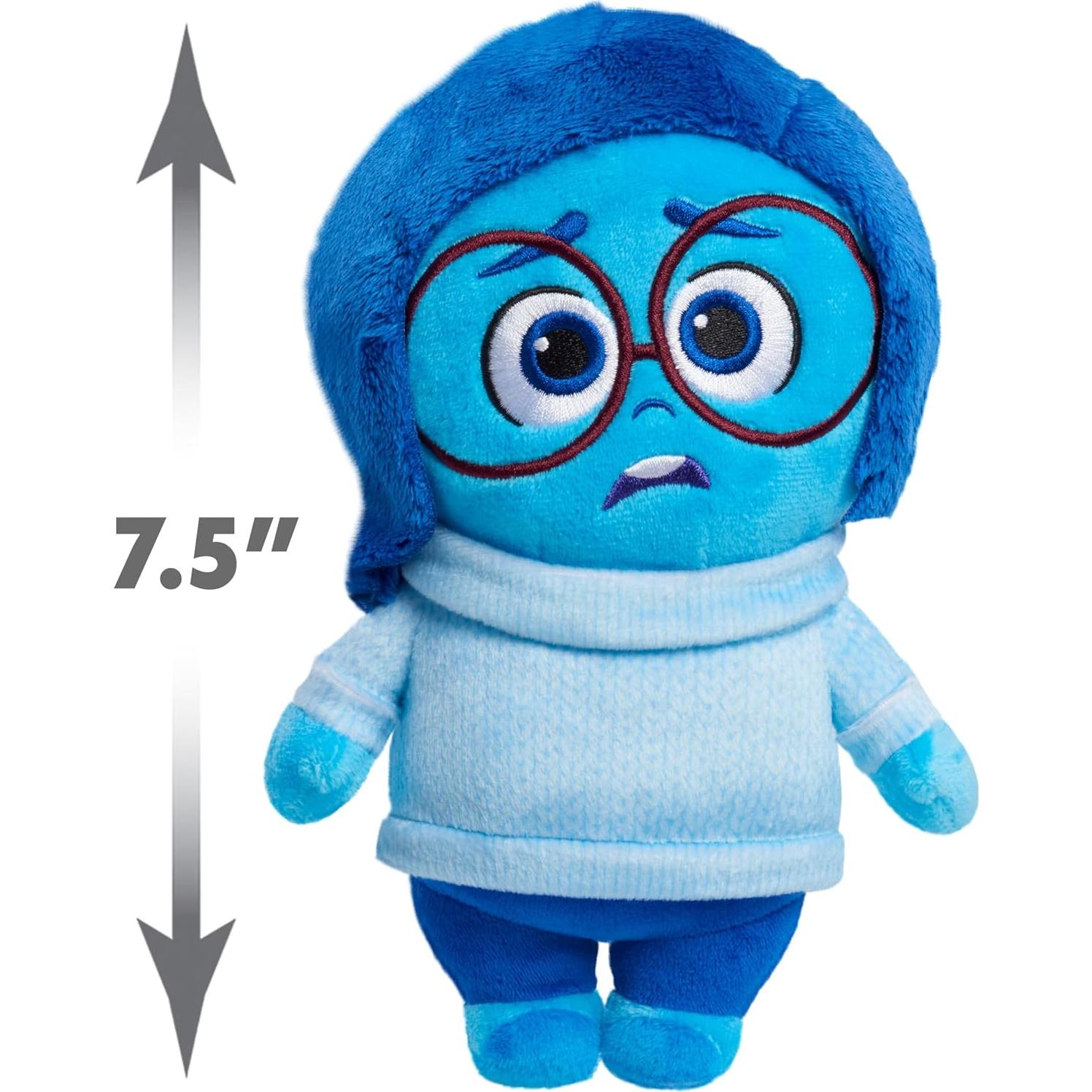 Peluche Tristeza Inside Out 2 Just Play 19 cm para Niños