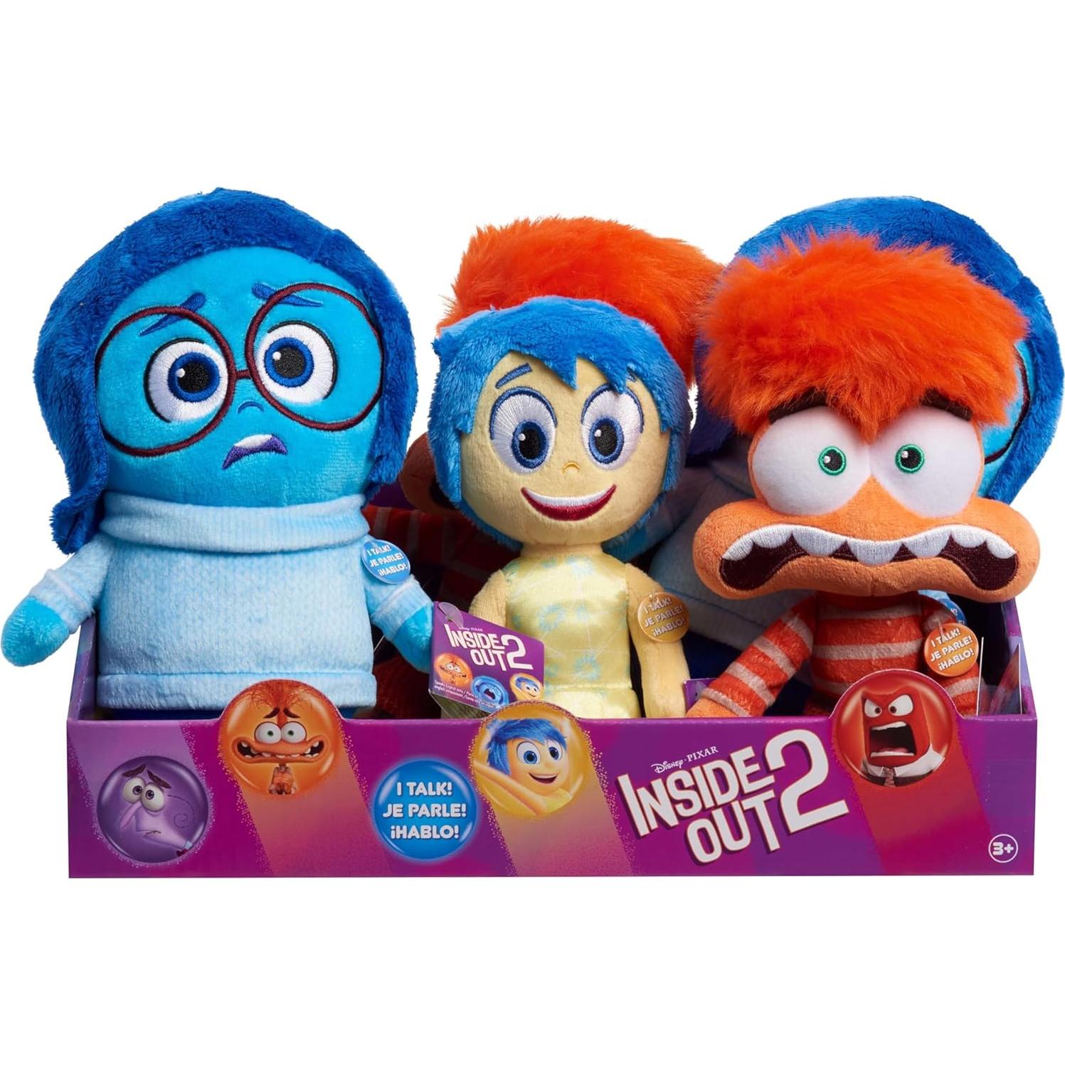 Peluche Tristeza Inside Out 2 Just Play 19 cm para Niños