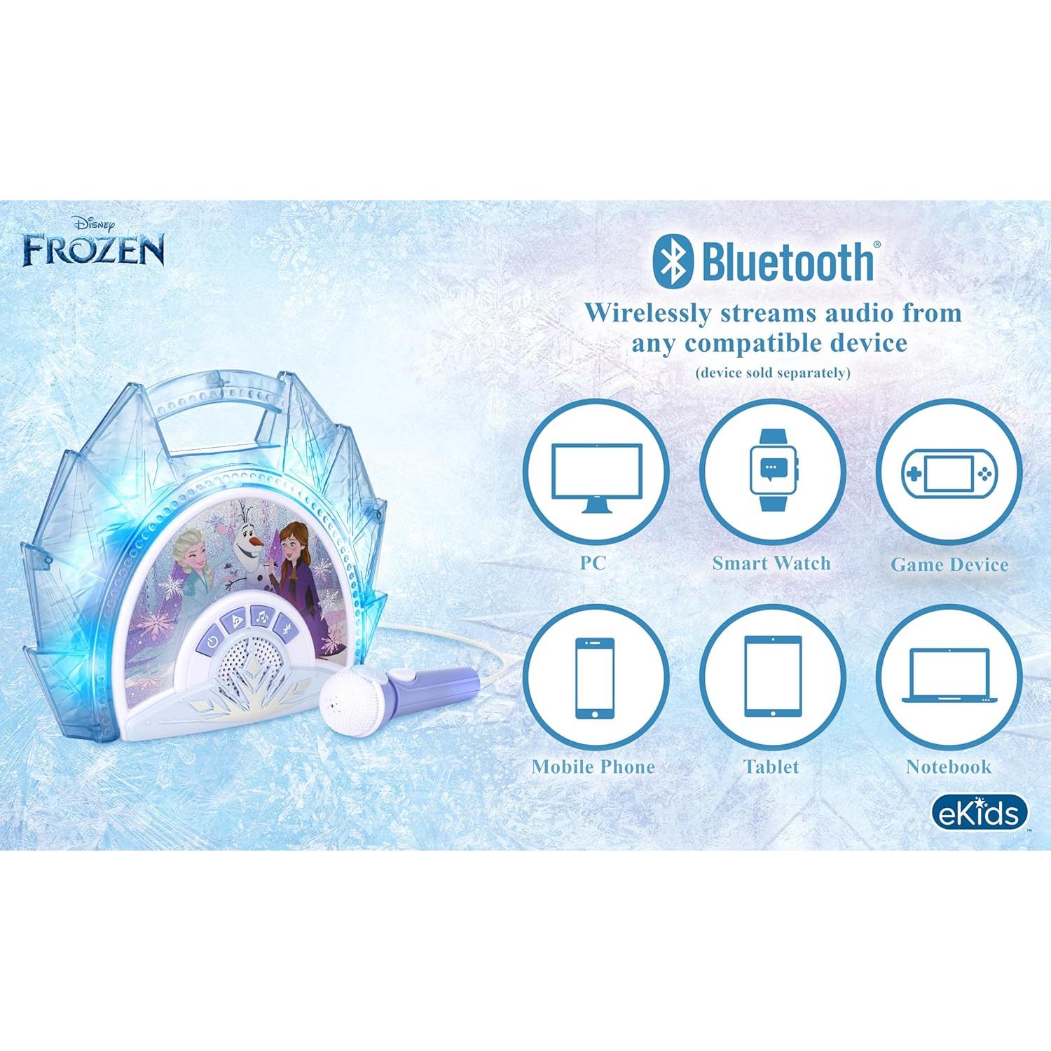 Micrófono Karaoke eKids Frozen con Altavoz Bluetooth