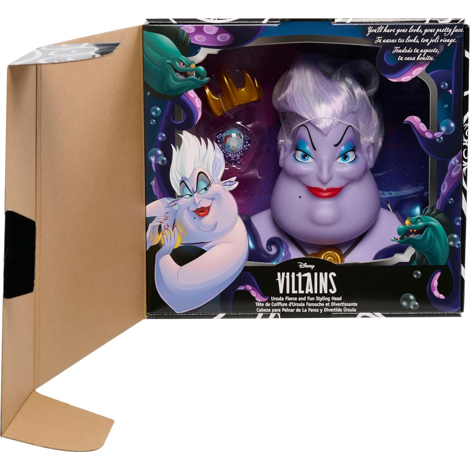 Cabeza de Estilización Ursula Disney Villains 25,4 cm 16 Piezas