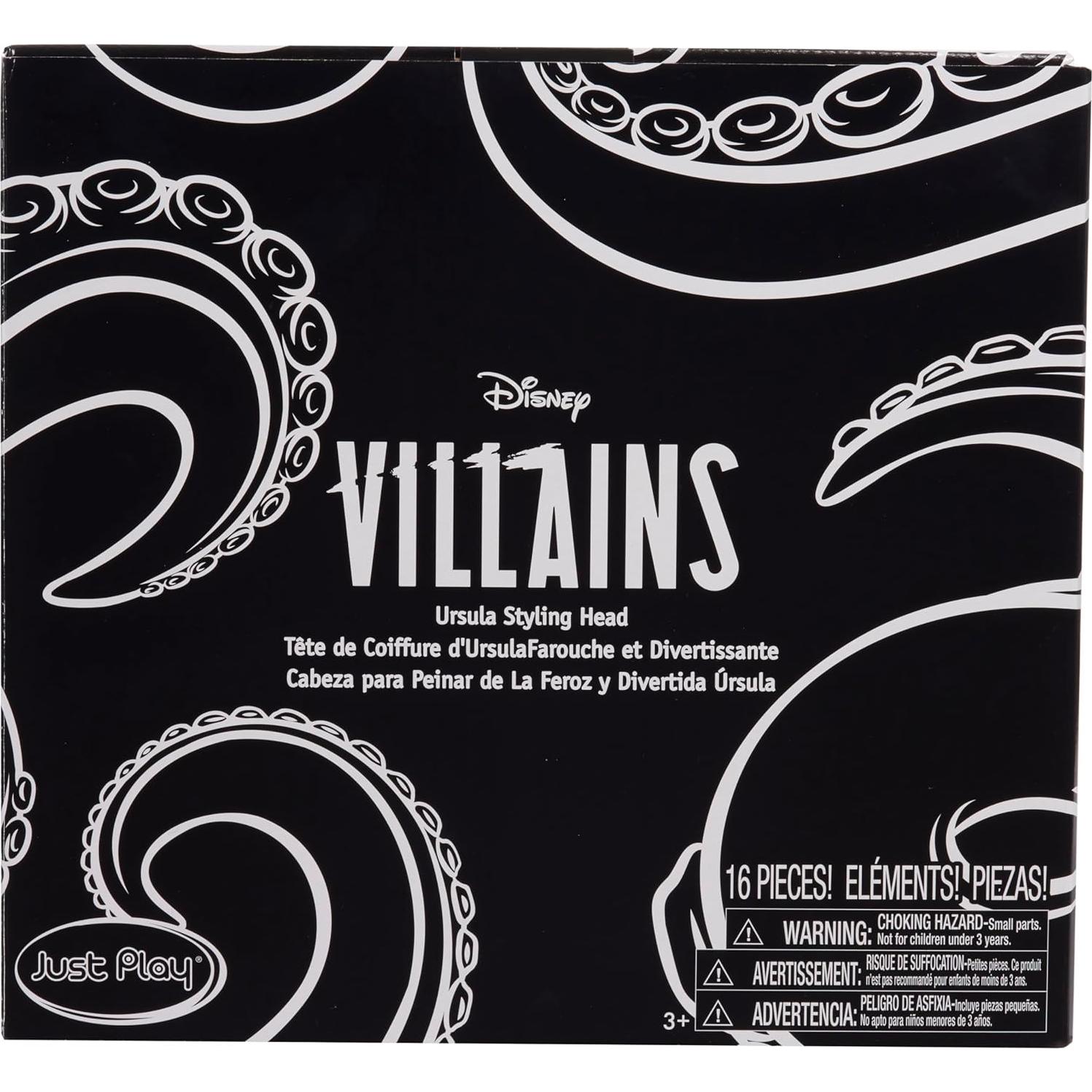 Cabeza de Estilización Ursula Disney Villains 25,4 cm 16 Piezas
