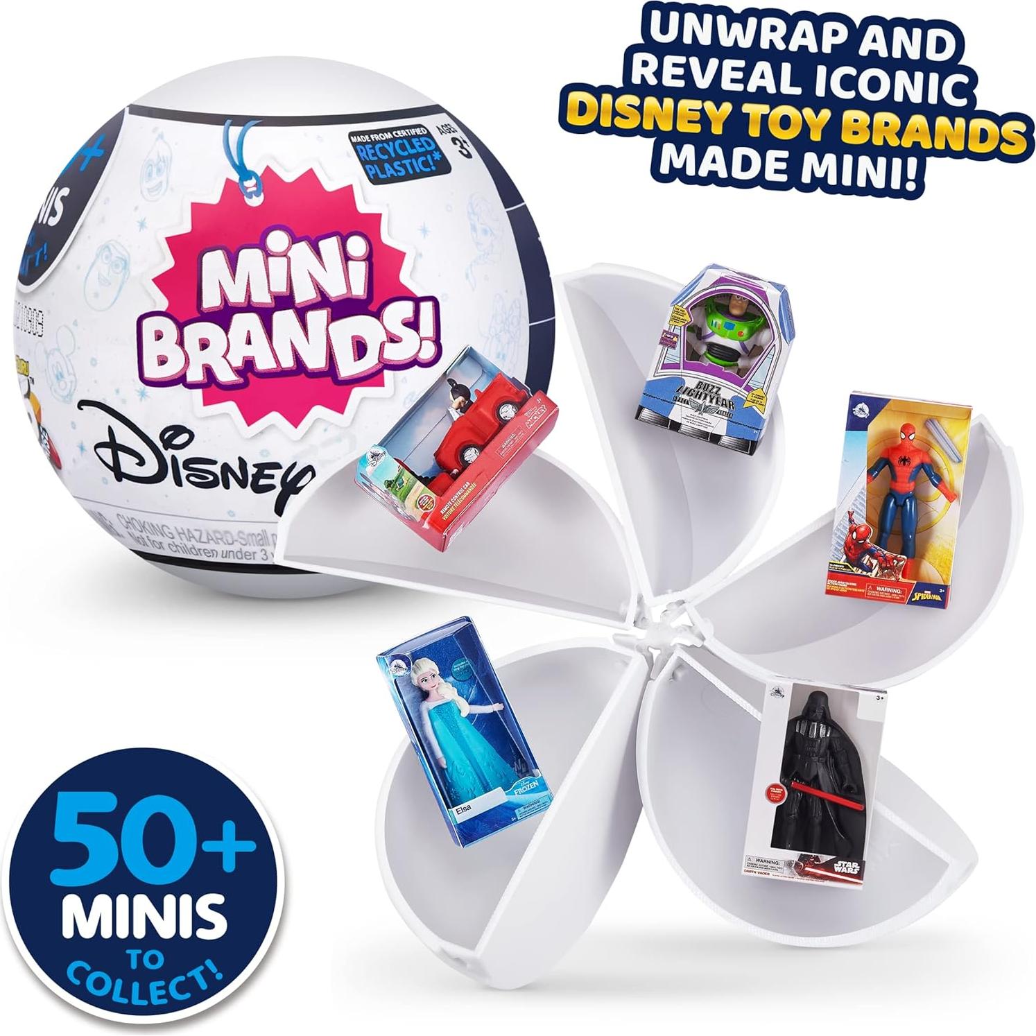 5 Sorpresas Mini Marcas Disney ZURU - 2 Cápsulas Coleccionables