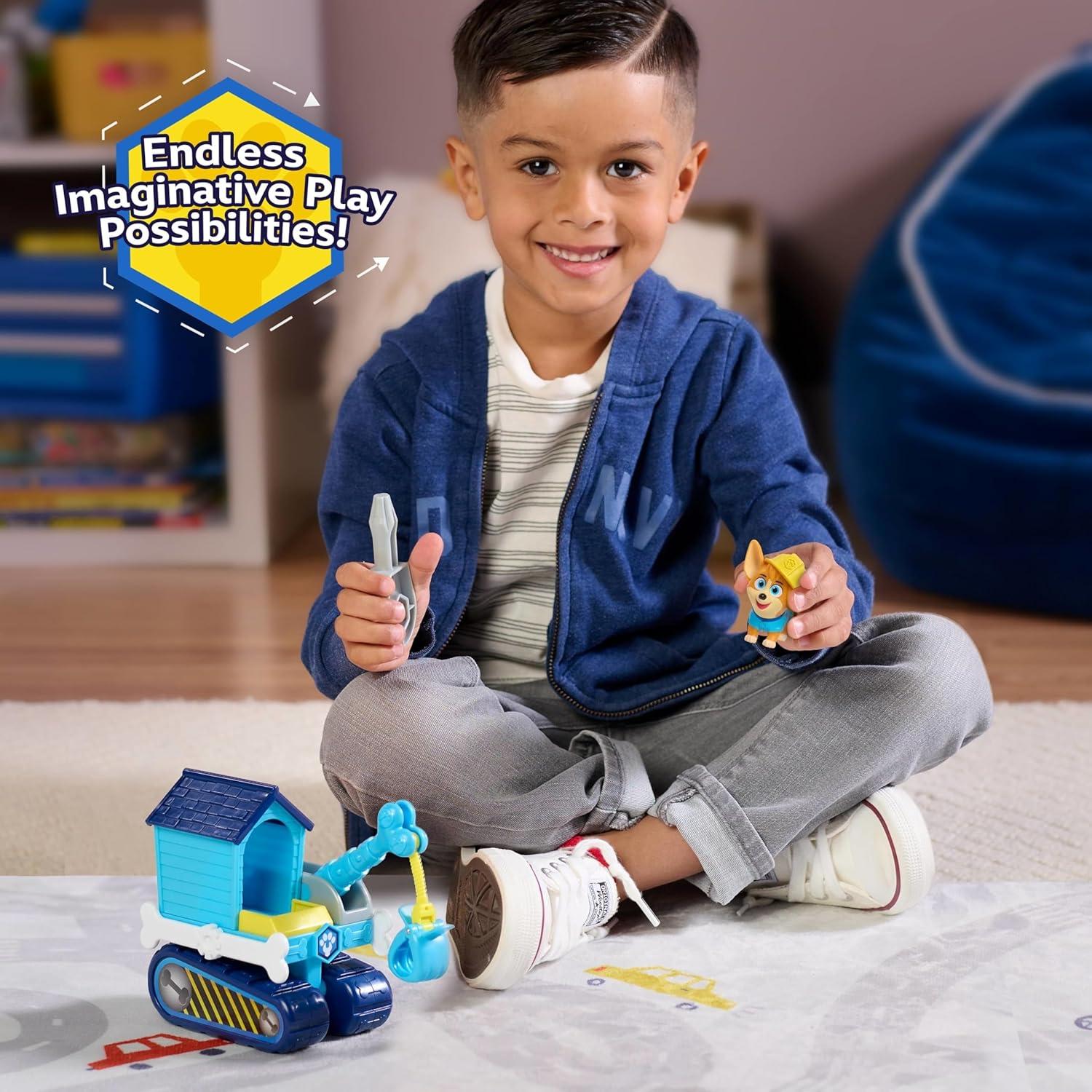 Set de Grúa Phinny Just Play con Figura y Vehículo Azul