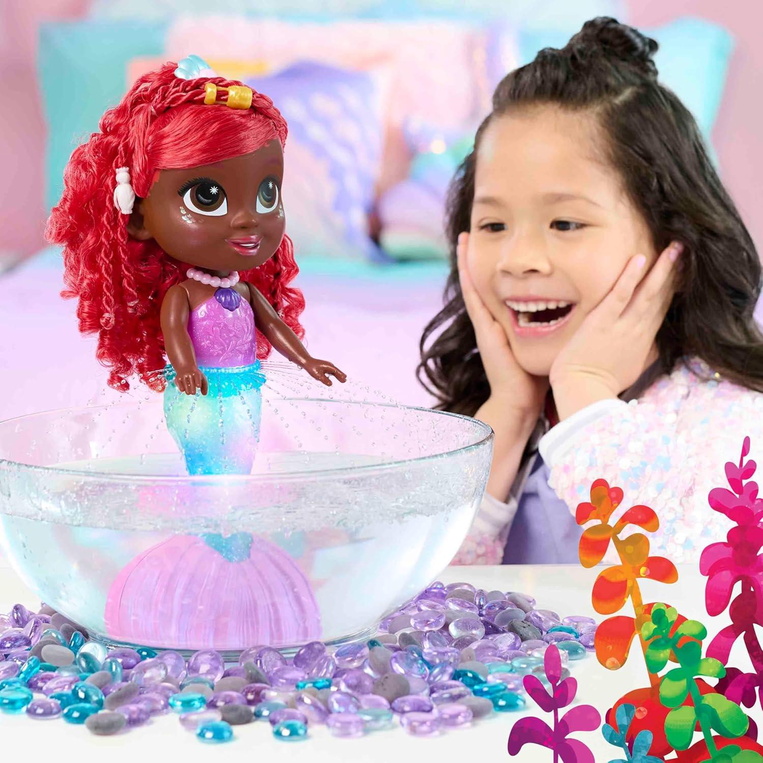 Muñeca Disney Junior Splash & Glow Ariel 29 cm con Luces