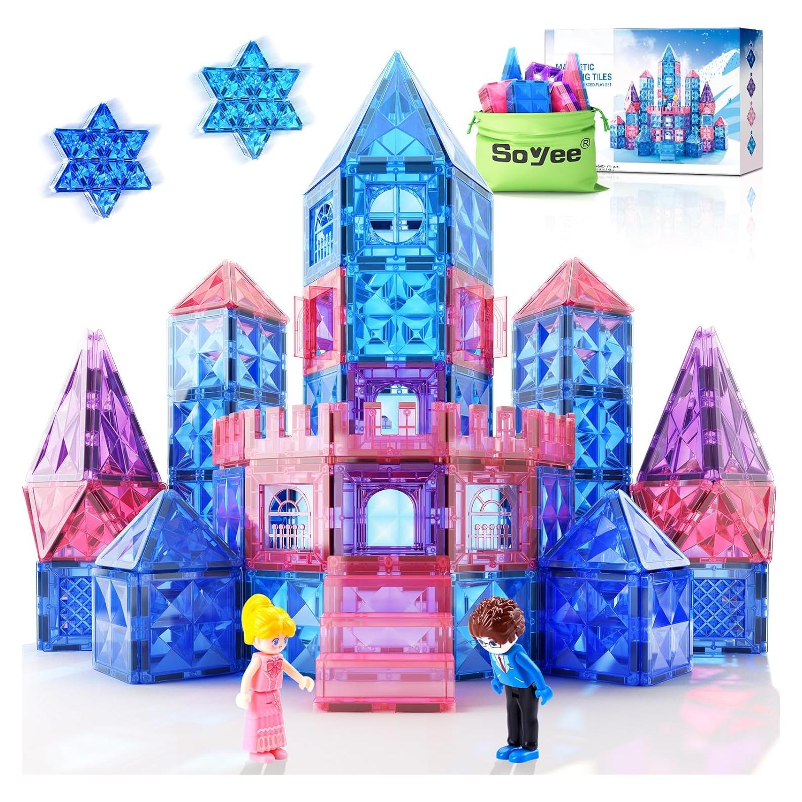 Bloques Magnéticos de Diamante Soyee - Juguete Creativo 58 Piezas