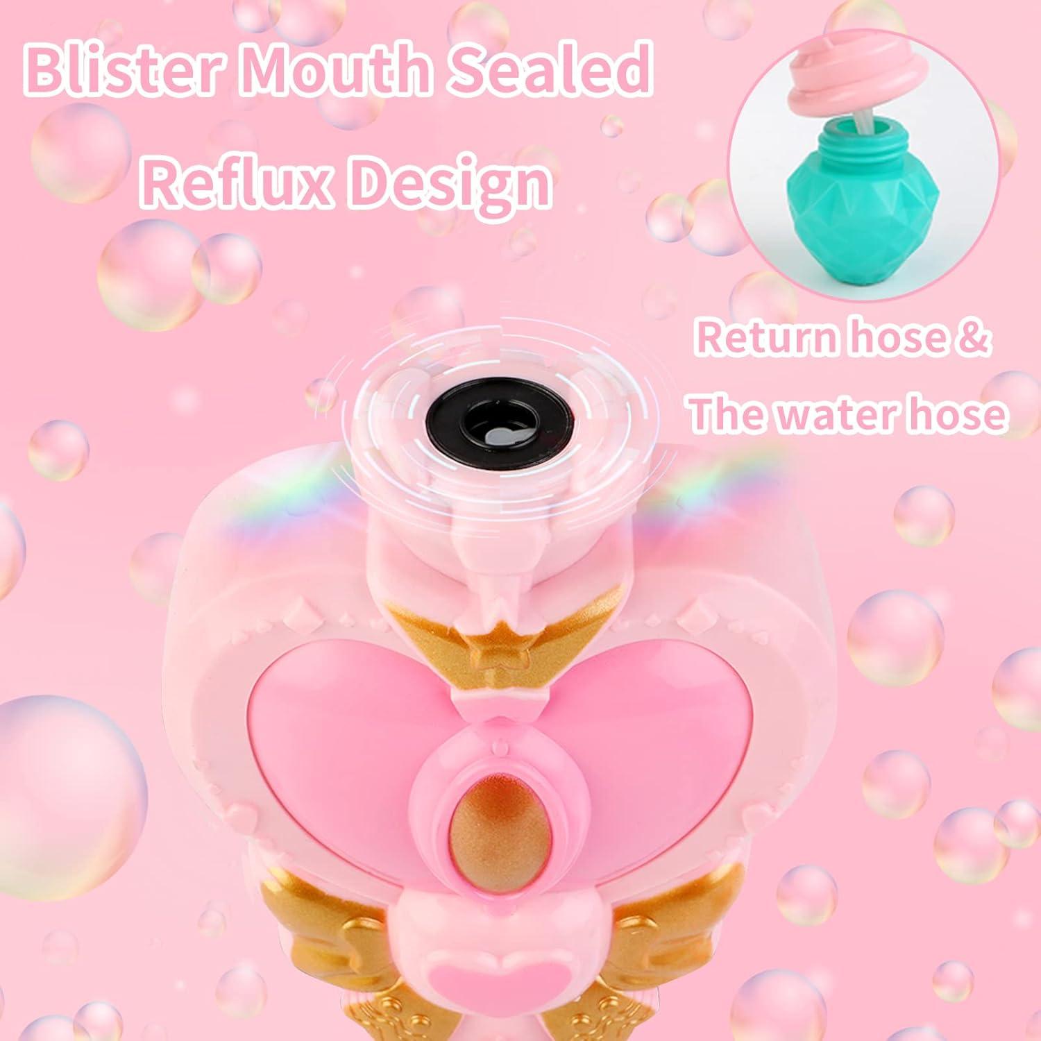 Varita de Burbujas Tlkiaa Rosa con Luz y Diseño Princesa