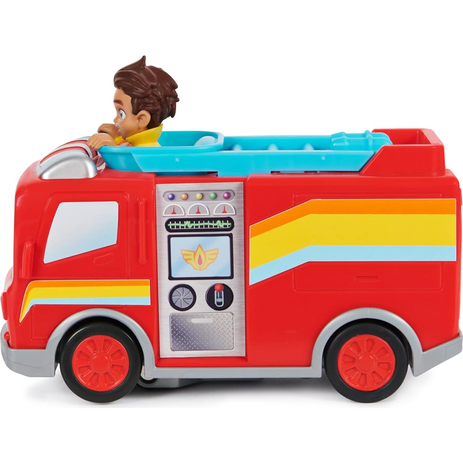 Camión de Bomberos Disney Firebuds Bo y Flash 20x10x15cm