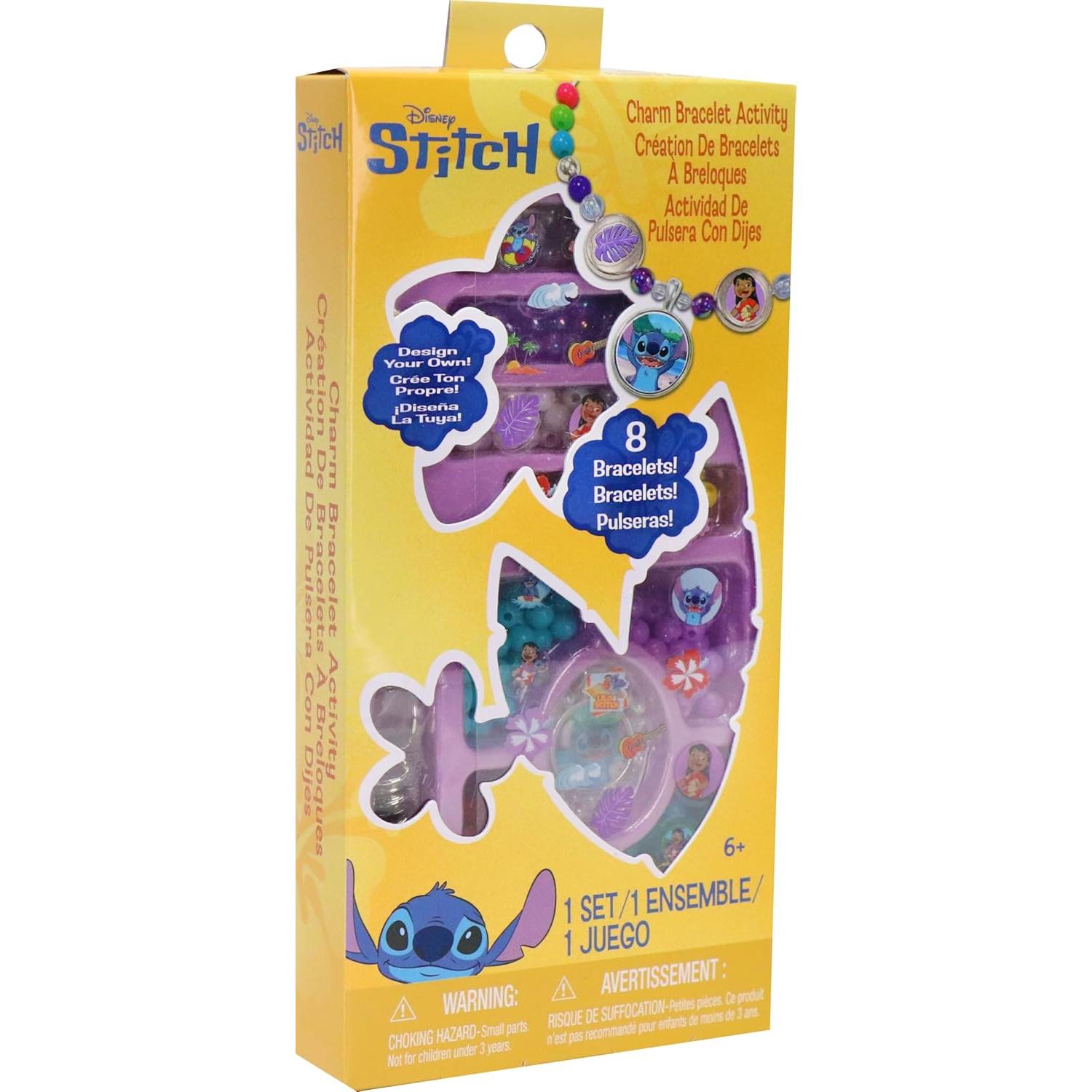 Kit de Pulseras Disney Stitch 408 Piezas Tara Toys