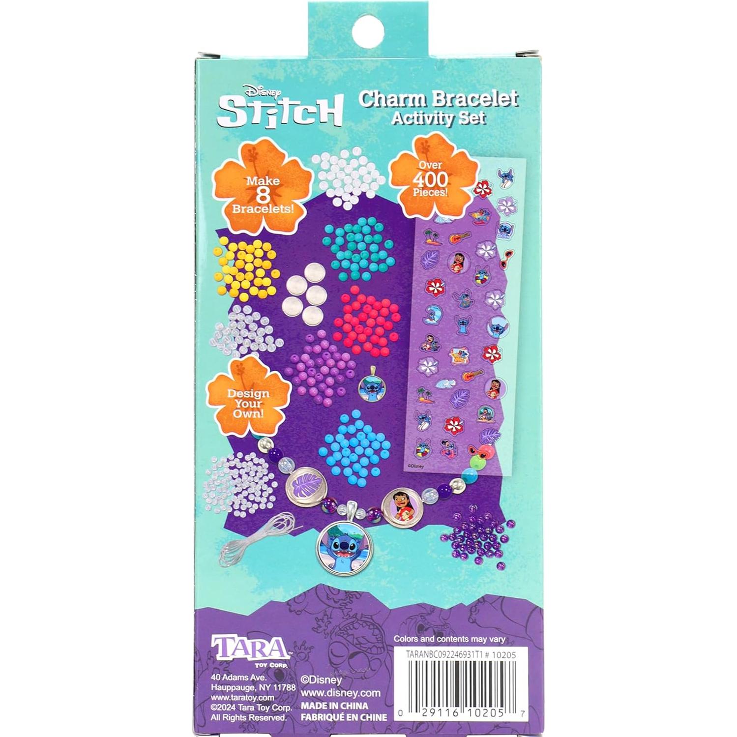 Kit de Pulseras Disney Stitch 408 Piezas Tara Toys