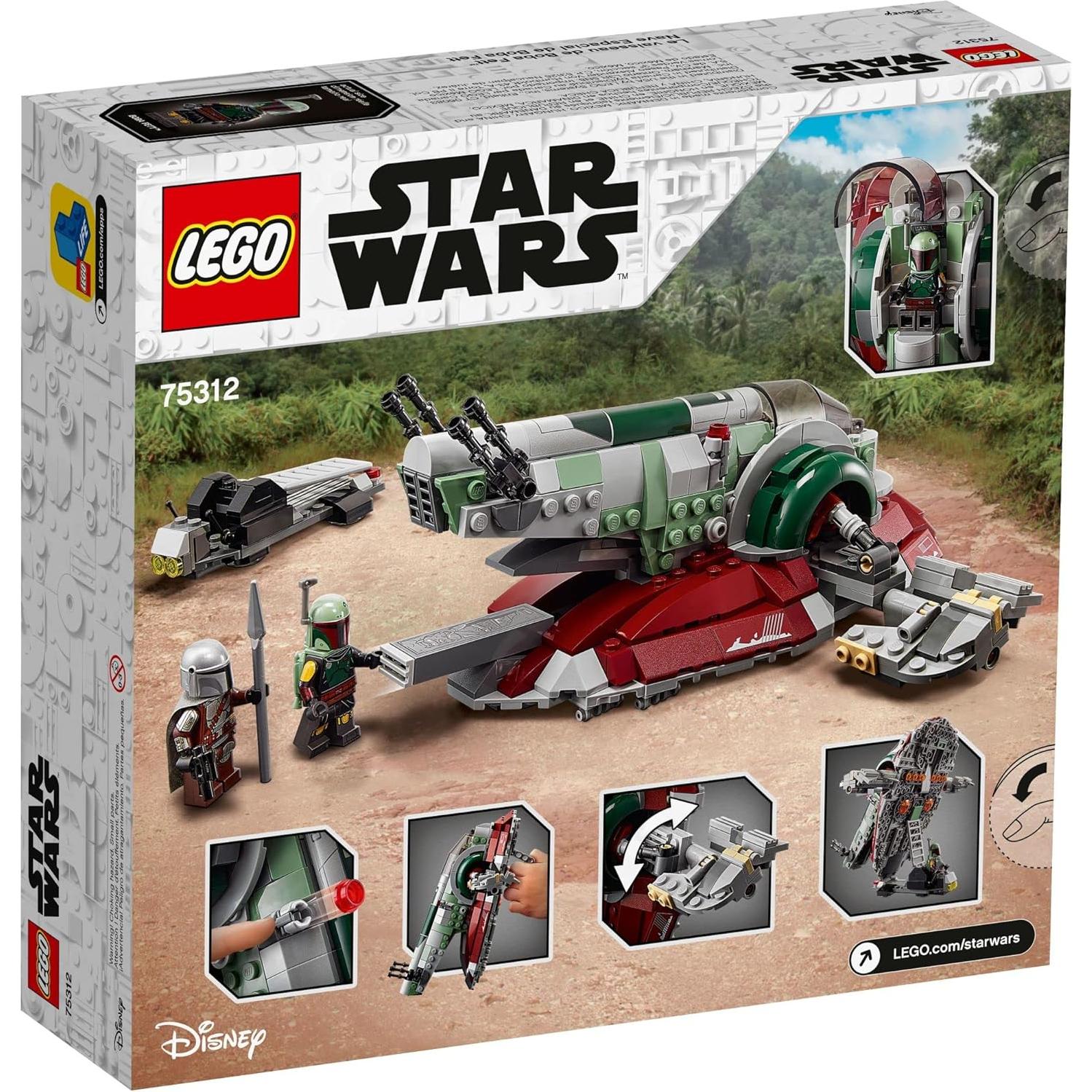LEGO Star Wars Nave Estelar Boba Fett 75312 593 Piezas