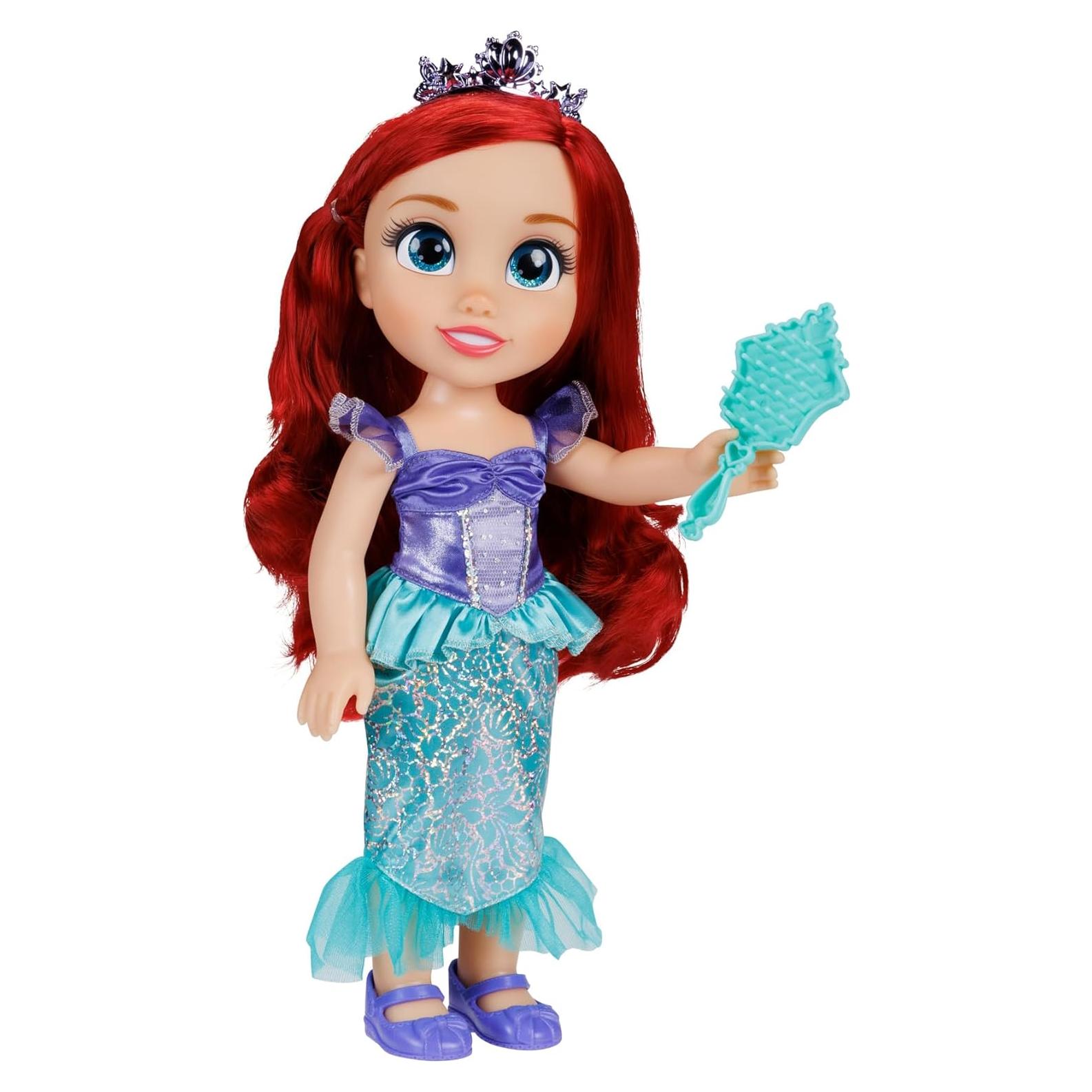 My Friend Ariel Doll 14 inch Tall Includes Removable Outfit, Tiara, Shoes & Brush