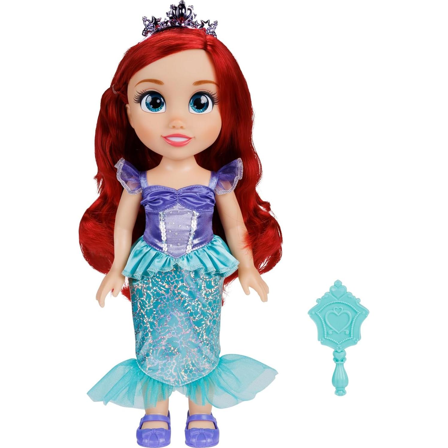 My Friend Ariel Doll 14 inch Tall Includes Removable Outfit, Tiara, Shoes & Brush
