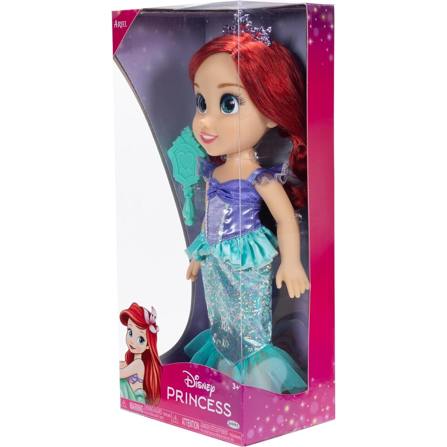 My Friend Ariel Doll 14 inch Tall Includes Removable Outfit, Tiara, Shoes & Brush