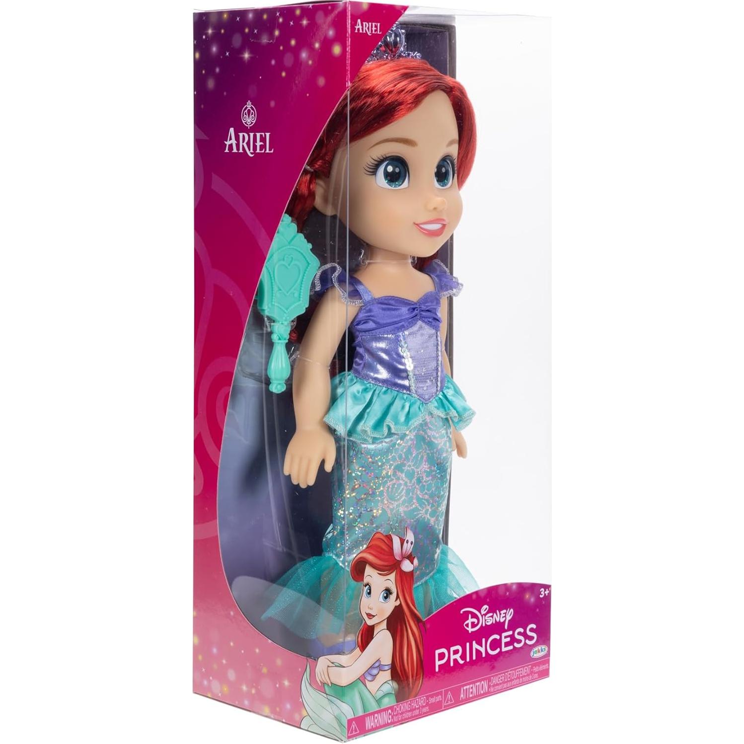 My Friend Ariel Doll 14 inch Tall Includes Removable Outfit, Tiara, Shoes & Brush