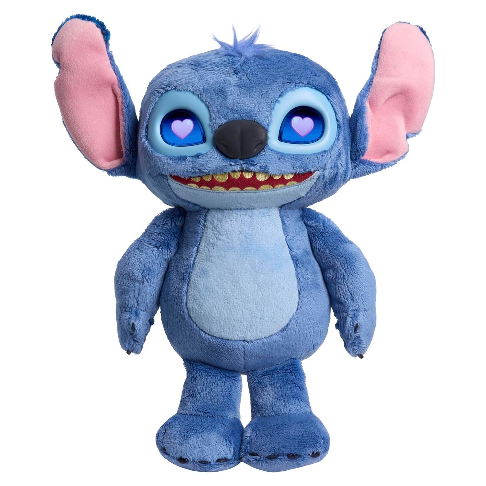 Peluche Interactivo Disney Stitch Just Play 35.5 cm LCD