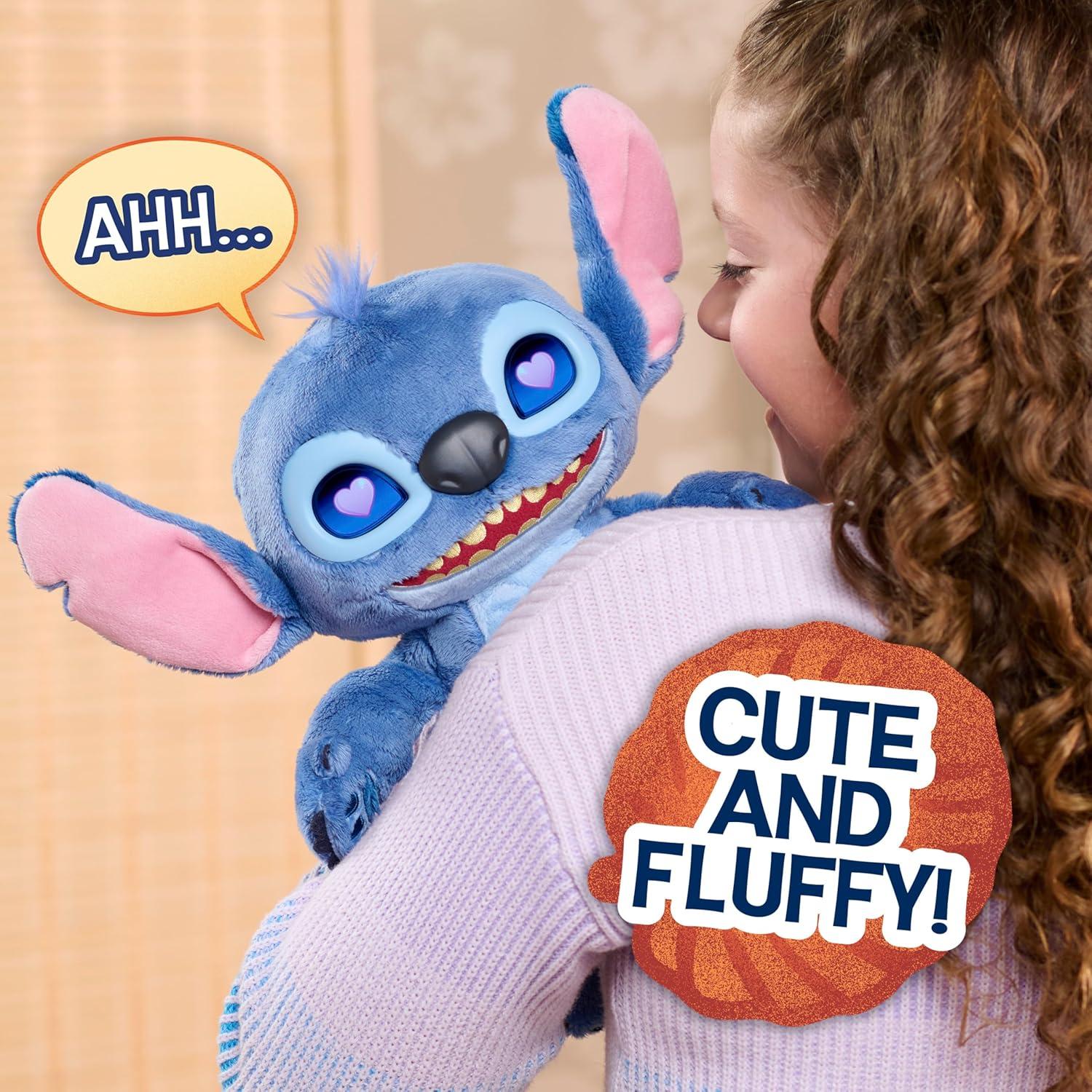 Peluche Interactivo Disney Stitch Just Play 35.5 cm LCD