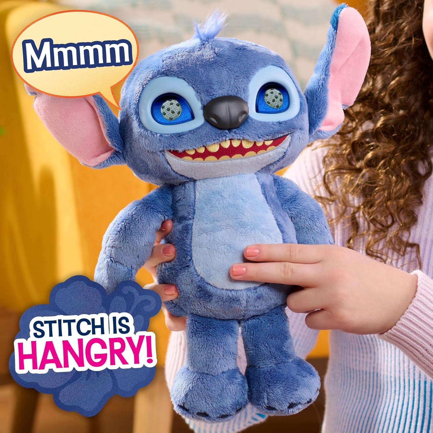 Peluche Interactivo Disney Stitch Just Play 35.5 cm LCD