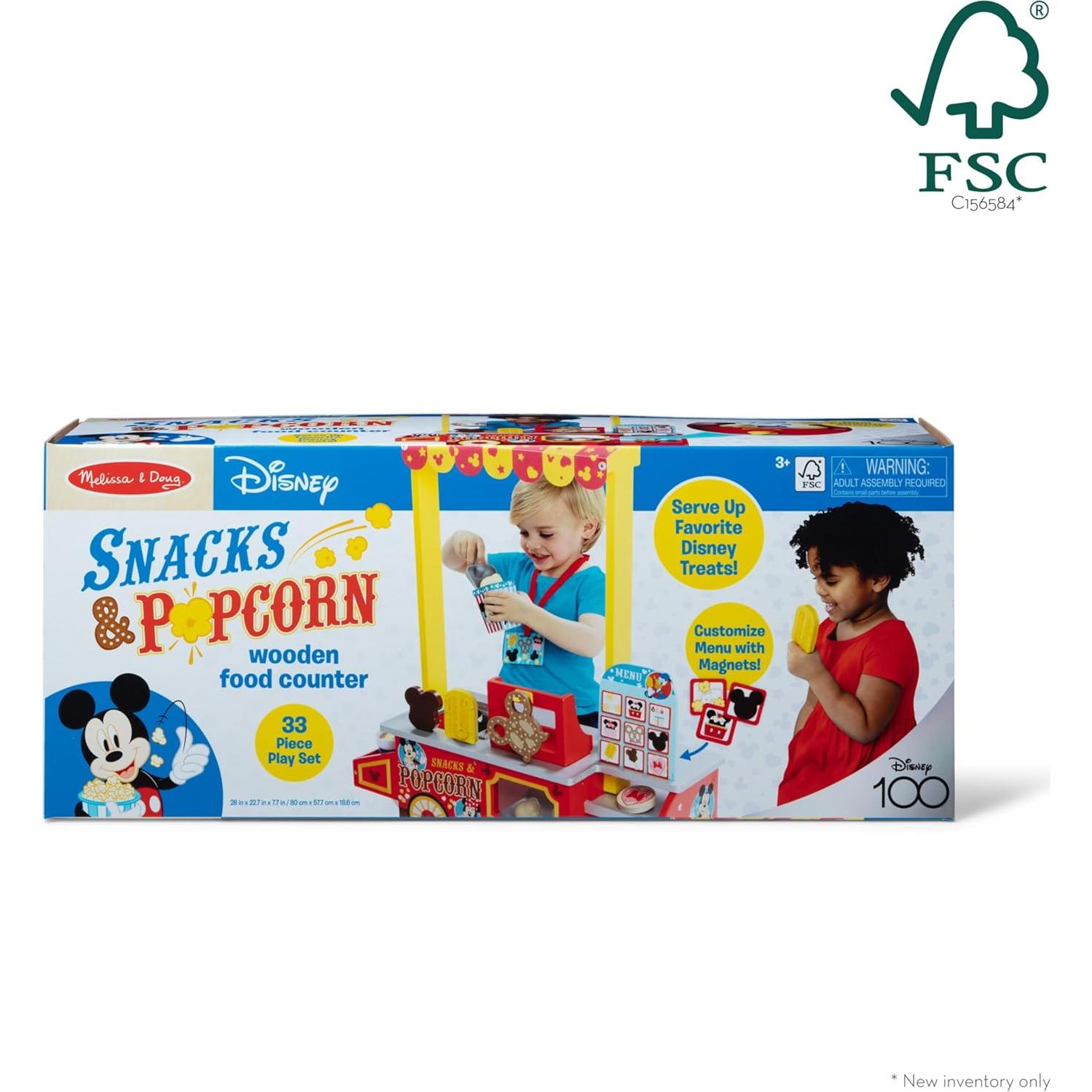 Mostrador de Snacks de Madera Melissa & Doug - 33 Piezas