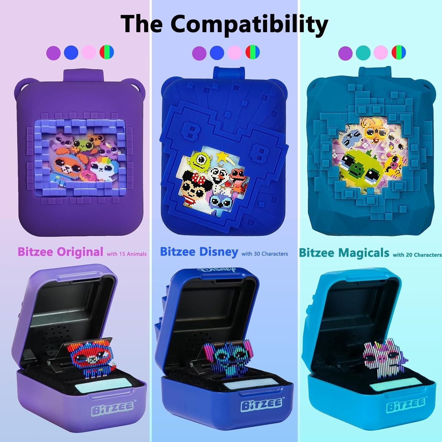 Funda de Silicona JCHPINE para Bitzee Mascota Digital Azul