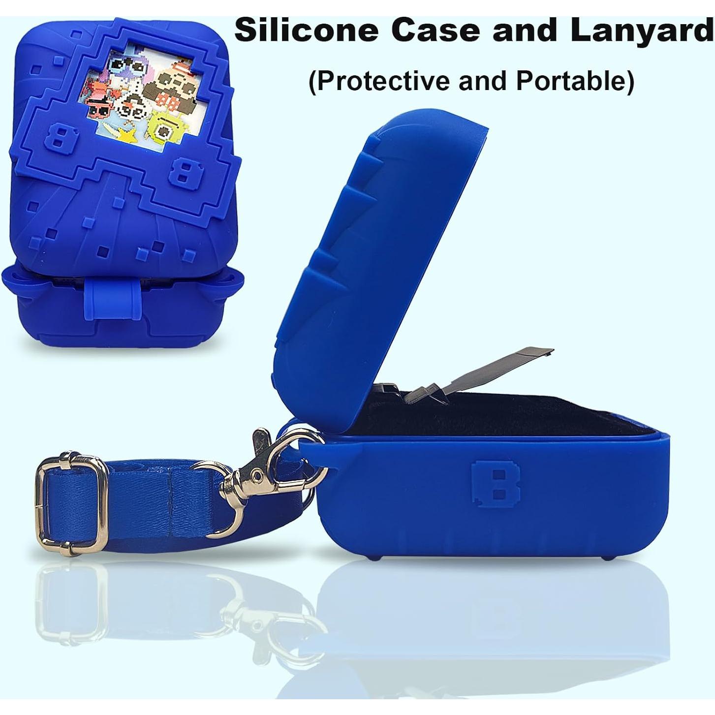 Funda de Silicona JCHPINE para Bitzee Mascota Digital Azul