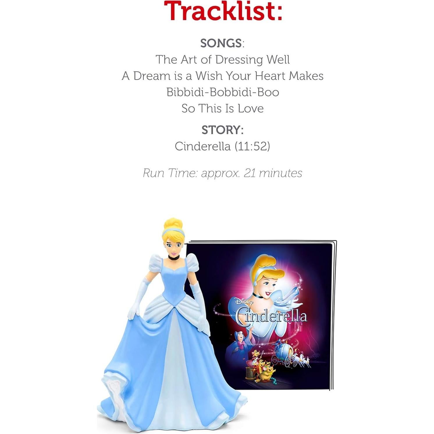 Figurita de Audio Cenicienta Tonies 21 min 3+ años