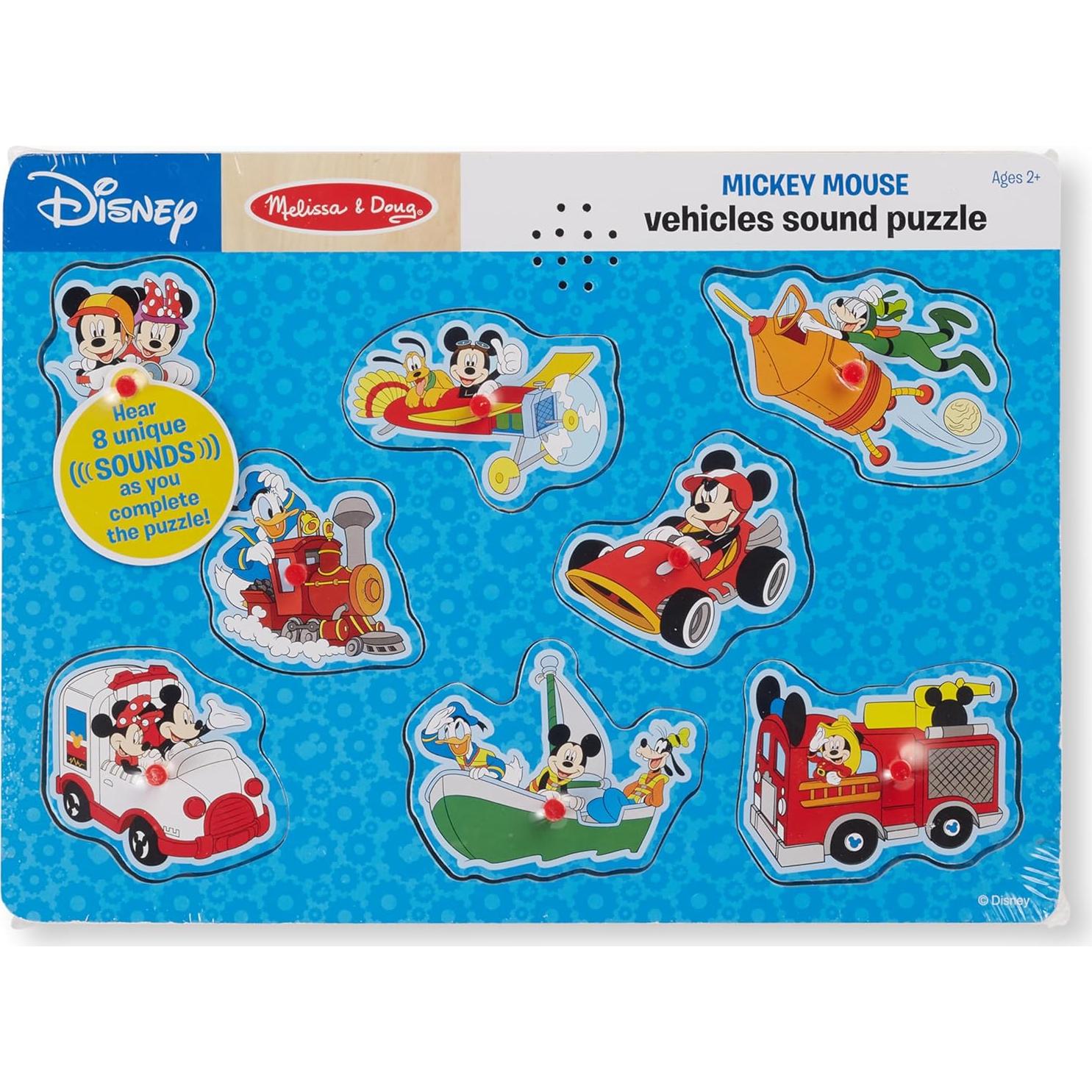 Rompecabezas Sonoro Mickey Mouse 8 Piezas - Melissa & Doug