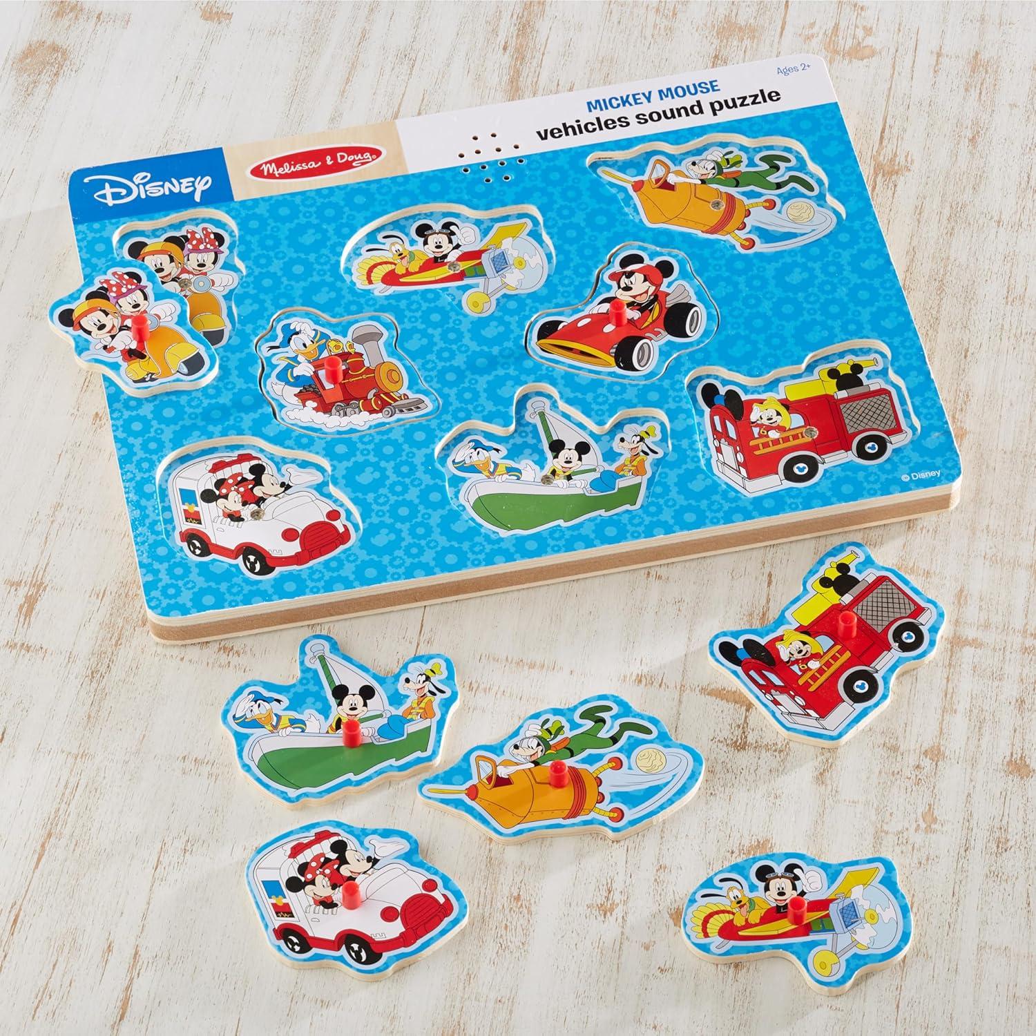 Rompecabezas Sonoro Mickey Mouse 8 Piezas - Melissa & Doug