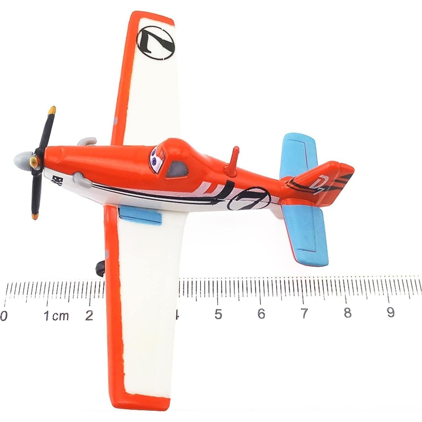 Avión Dusty Crophopper 1:55 Metal Planes Fuego y Rescate