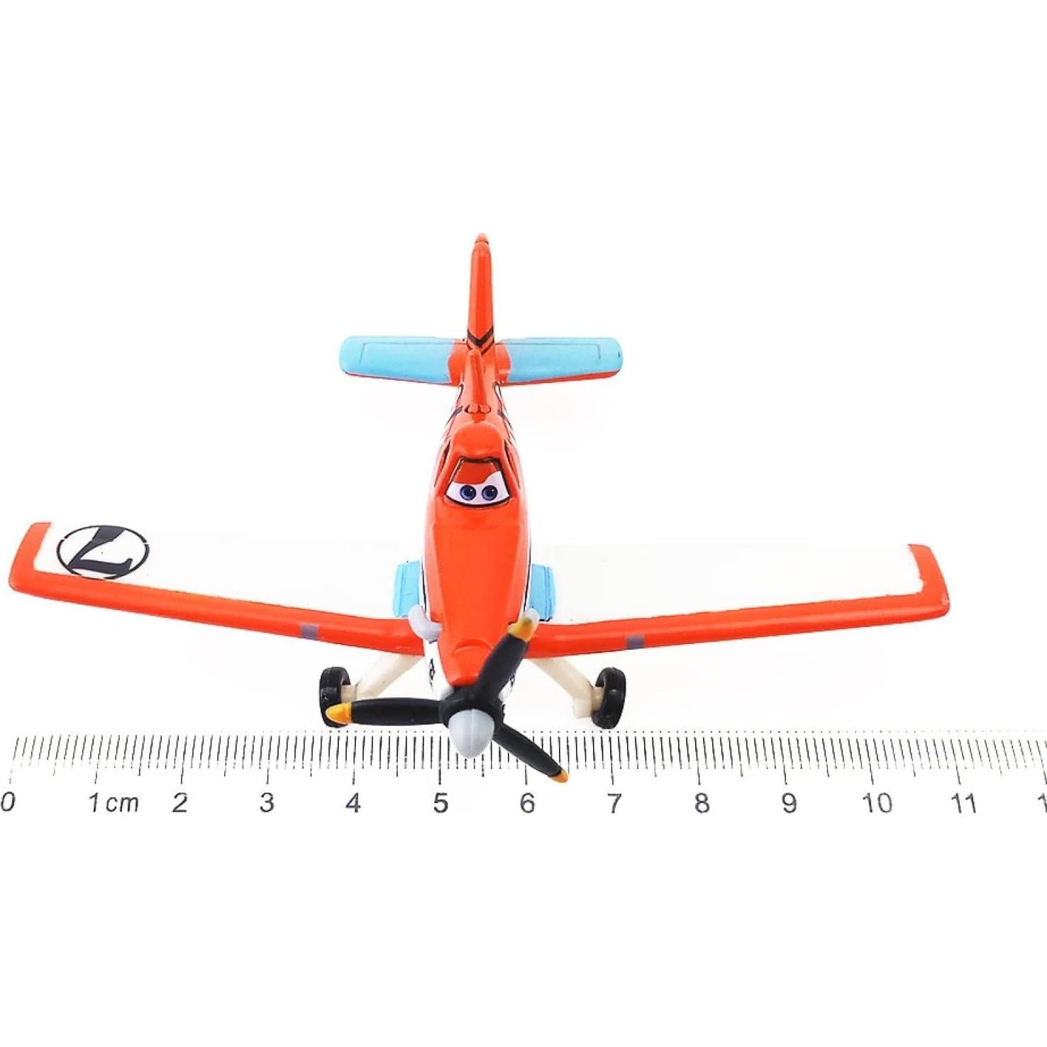 Avión Dusty Crophopper 1:55 Metal Planes Fuego y Rescate