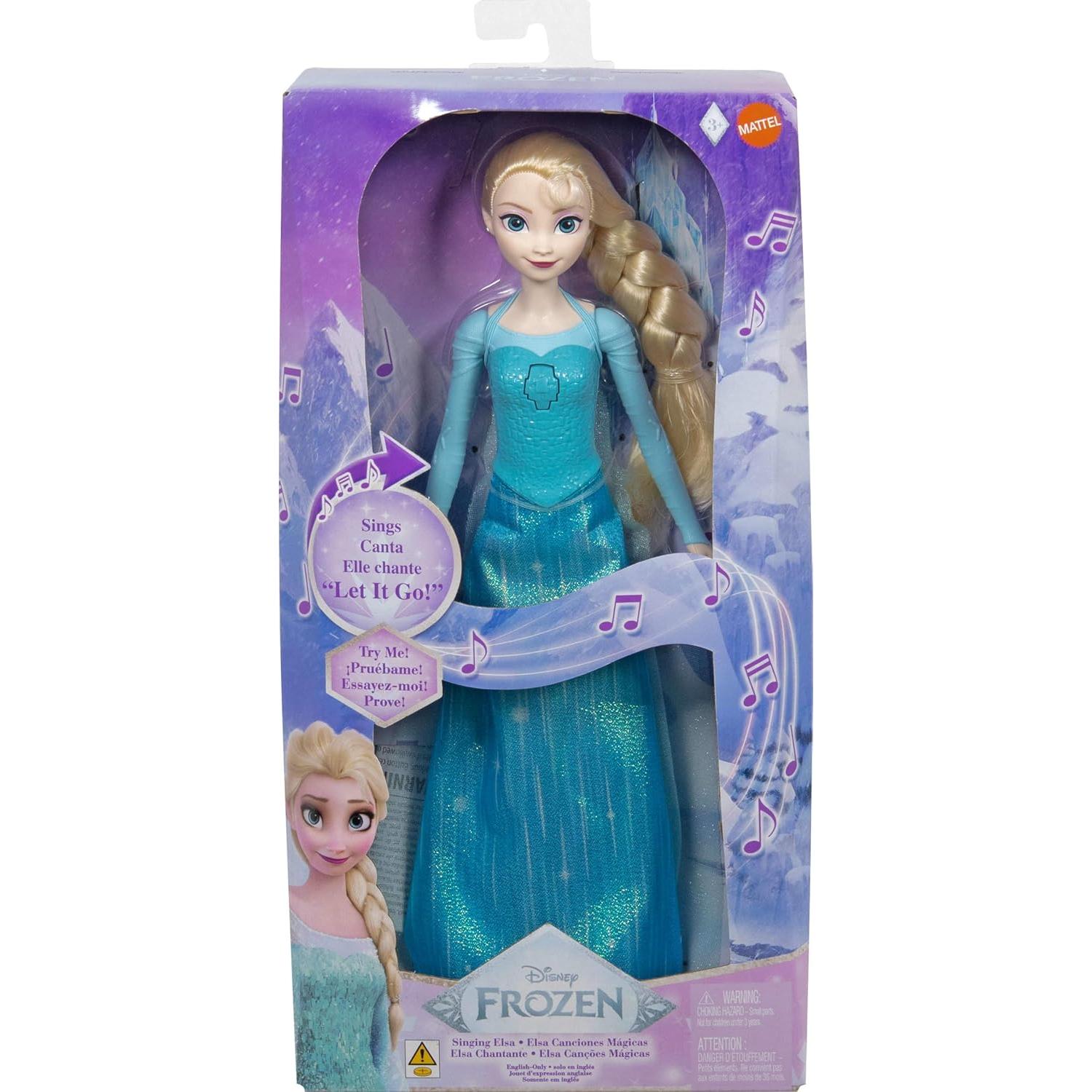 Muñeca Elsa Cantante Mattel Disney Frozen 30 cm