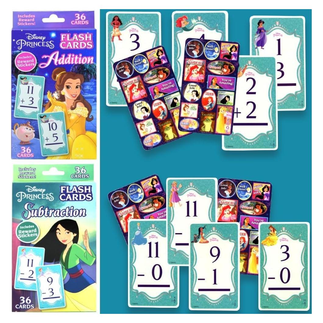 Juego de Matemáticas Disney - Tarjetas Flash Suma y Resta