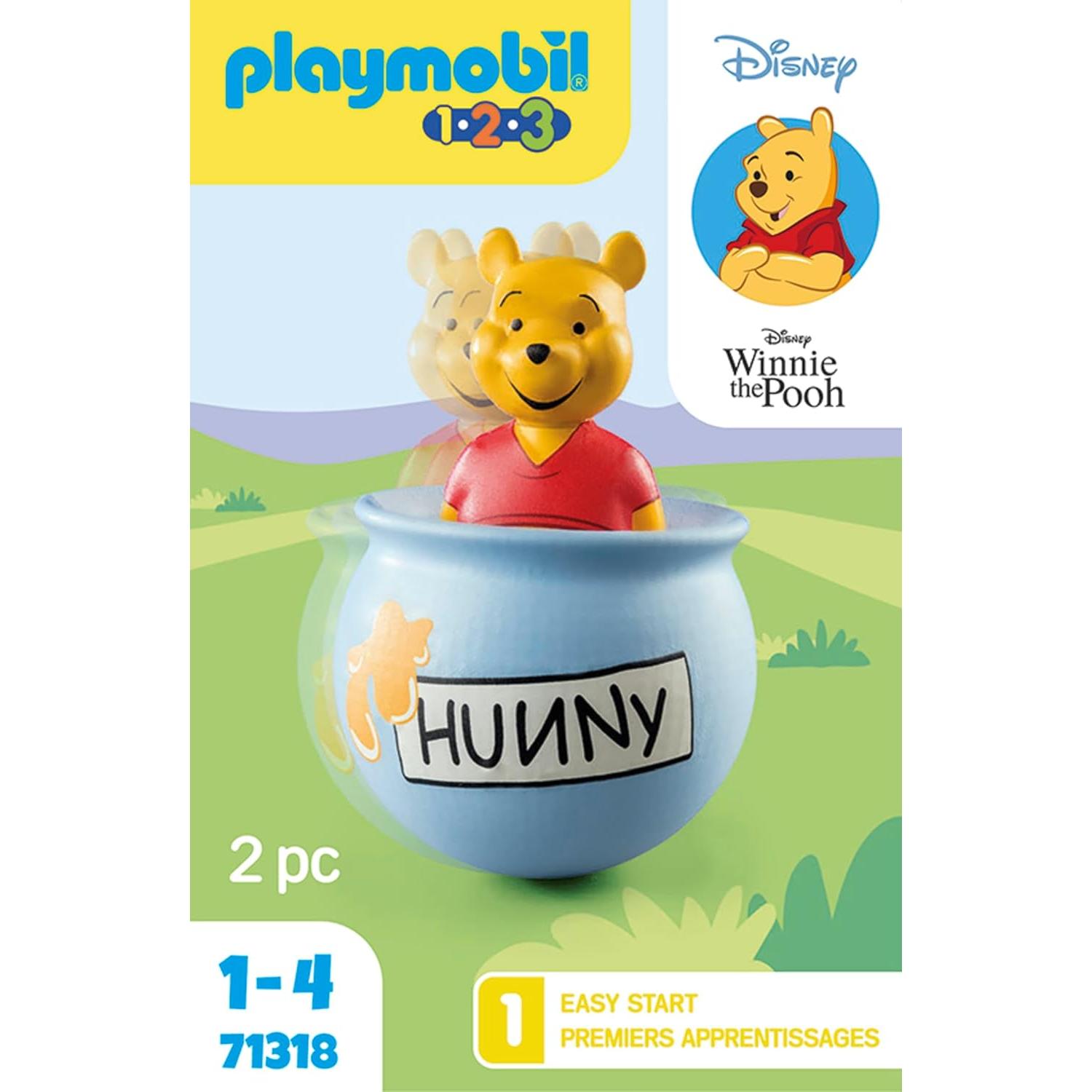 Playmobil 1.2.3 Olla de Miel Winnie Pooh 2 Piezas