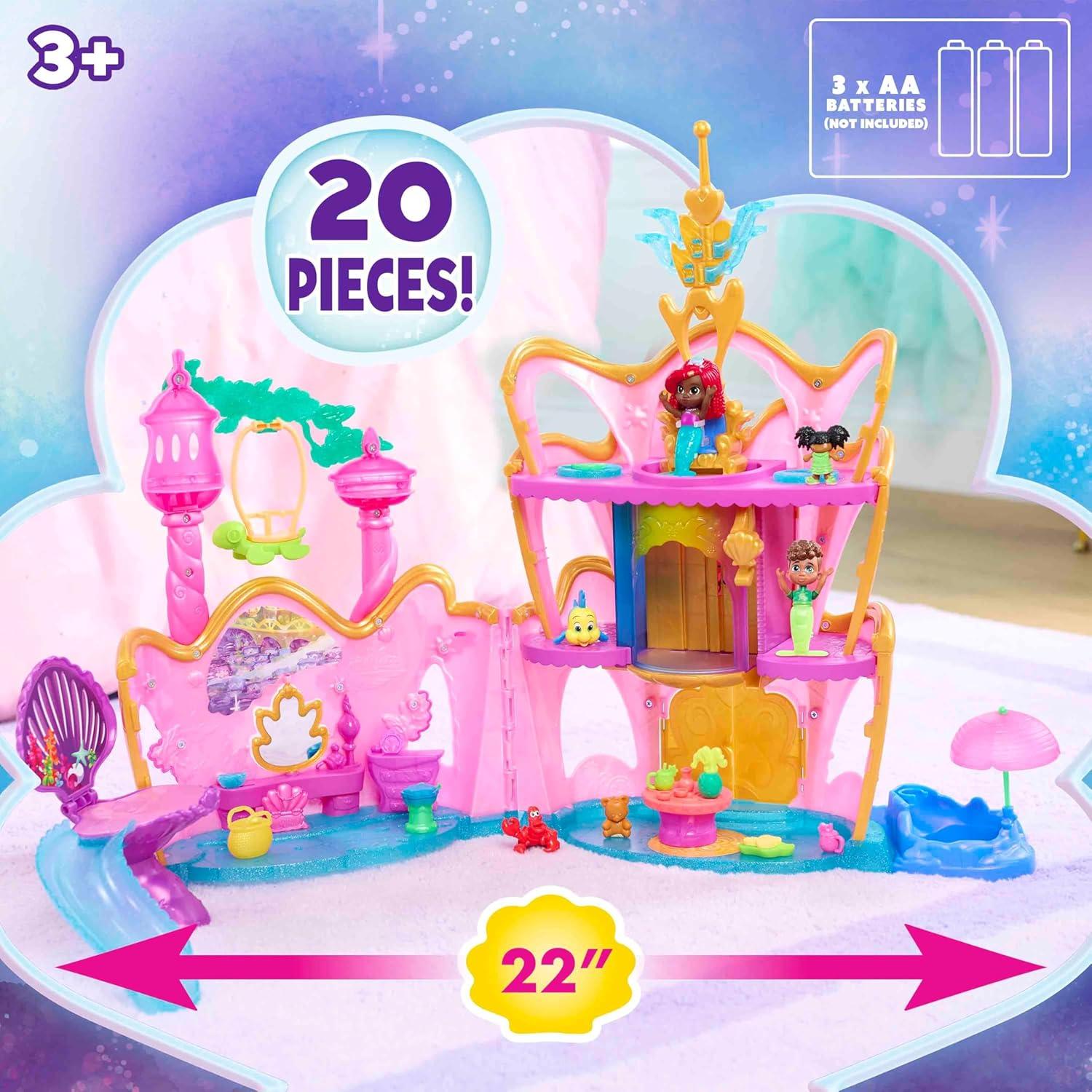 Set de Juego Disney Junior Ariel Palacio Atlantica 20 Piezas