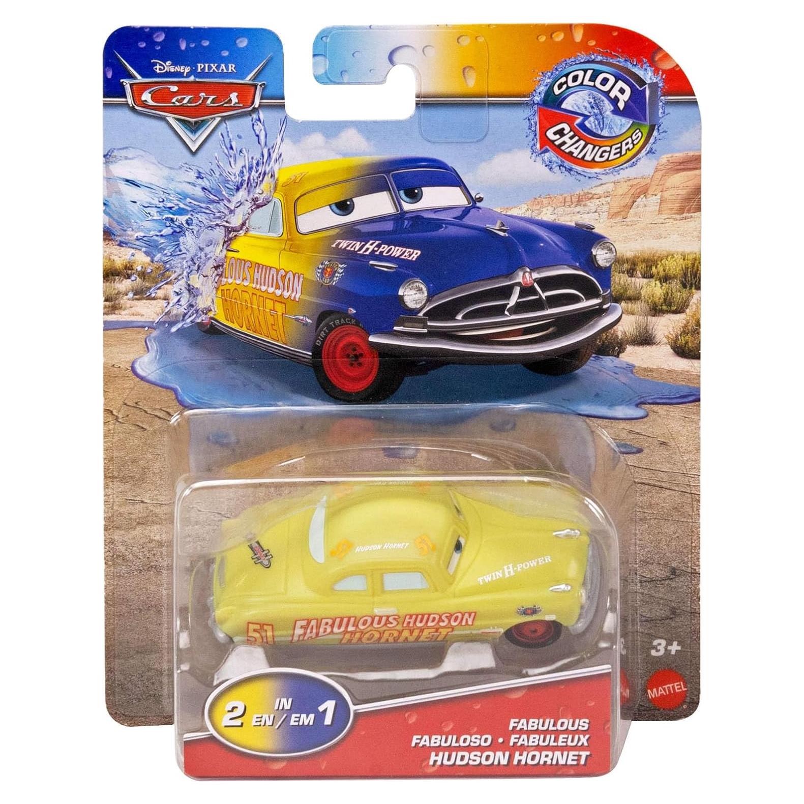 Coche Cambiador de Color Disney Pixar Fabulous Hudson Hornet 1:55