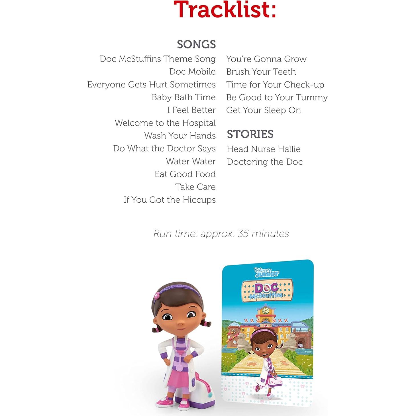 Figurita de audio Doc McStuffins Tonie - 17 canciones