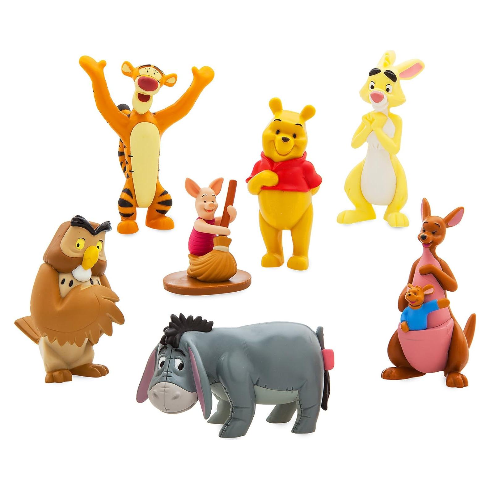 Juego de 7 Figuras Disney Winnie Pooh y Amigos