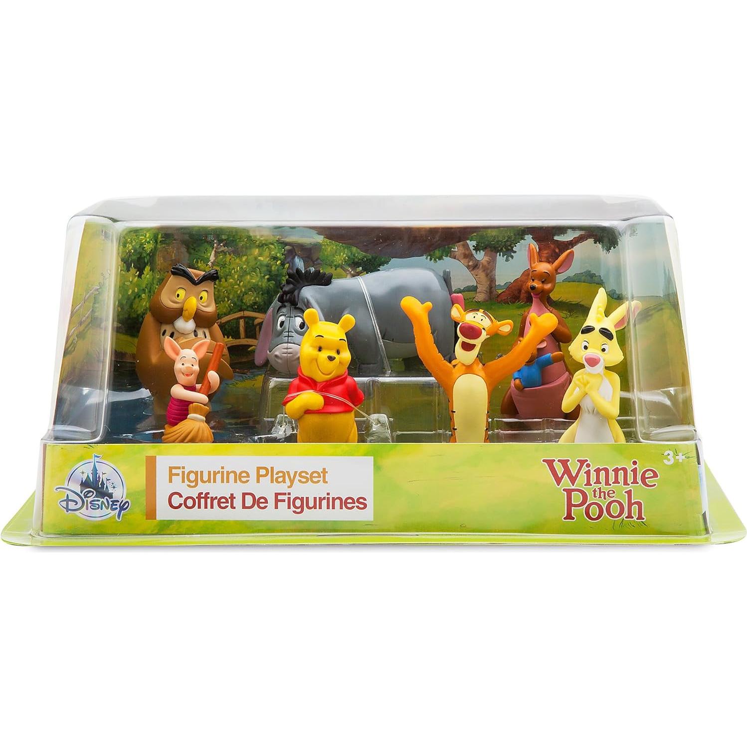 Juego de 7 Figuras Disney Winnie Pooh y Amigos
