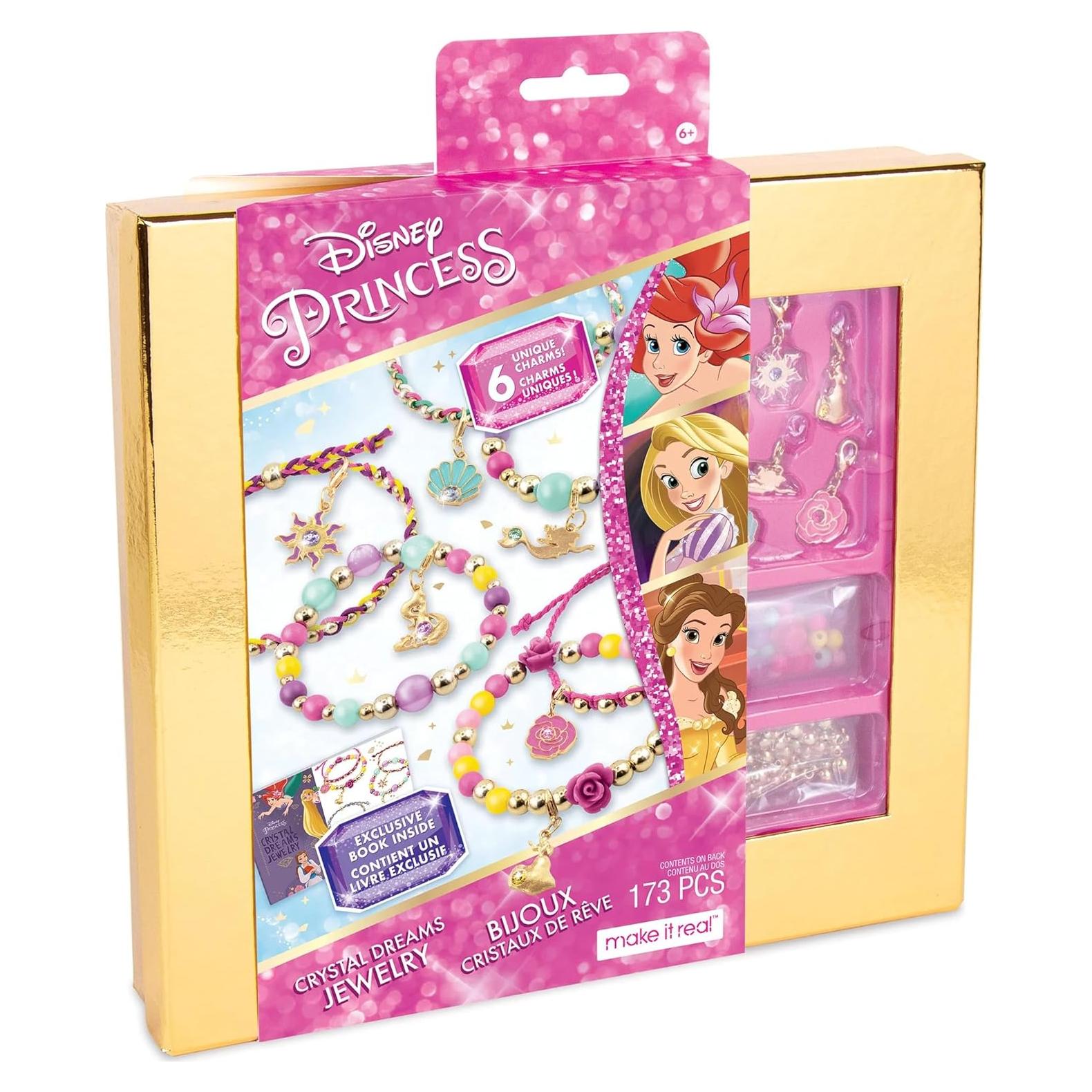 Kit de Joyería Hazlo Real Princesas Disney - 6 Pulseras DIY