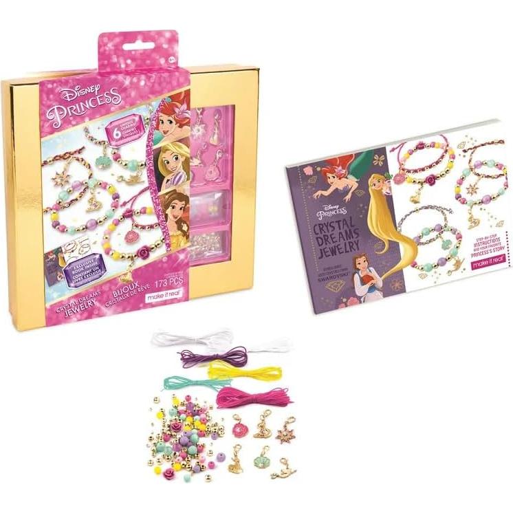 Kit de Joyería Hazlo Real Princesas Disney - 6 Pulseras DIY