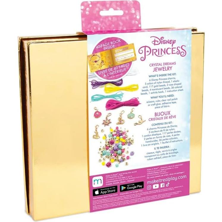 Kit de Joyería Hazlo Real Princesas Disney - 6 Pulseras DIY