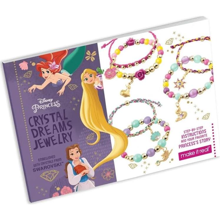 Kit de Joyería Hazlo Real Princesas Disney - 6 Pulseras DIY