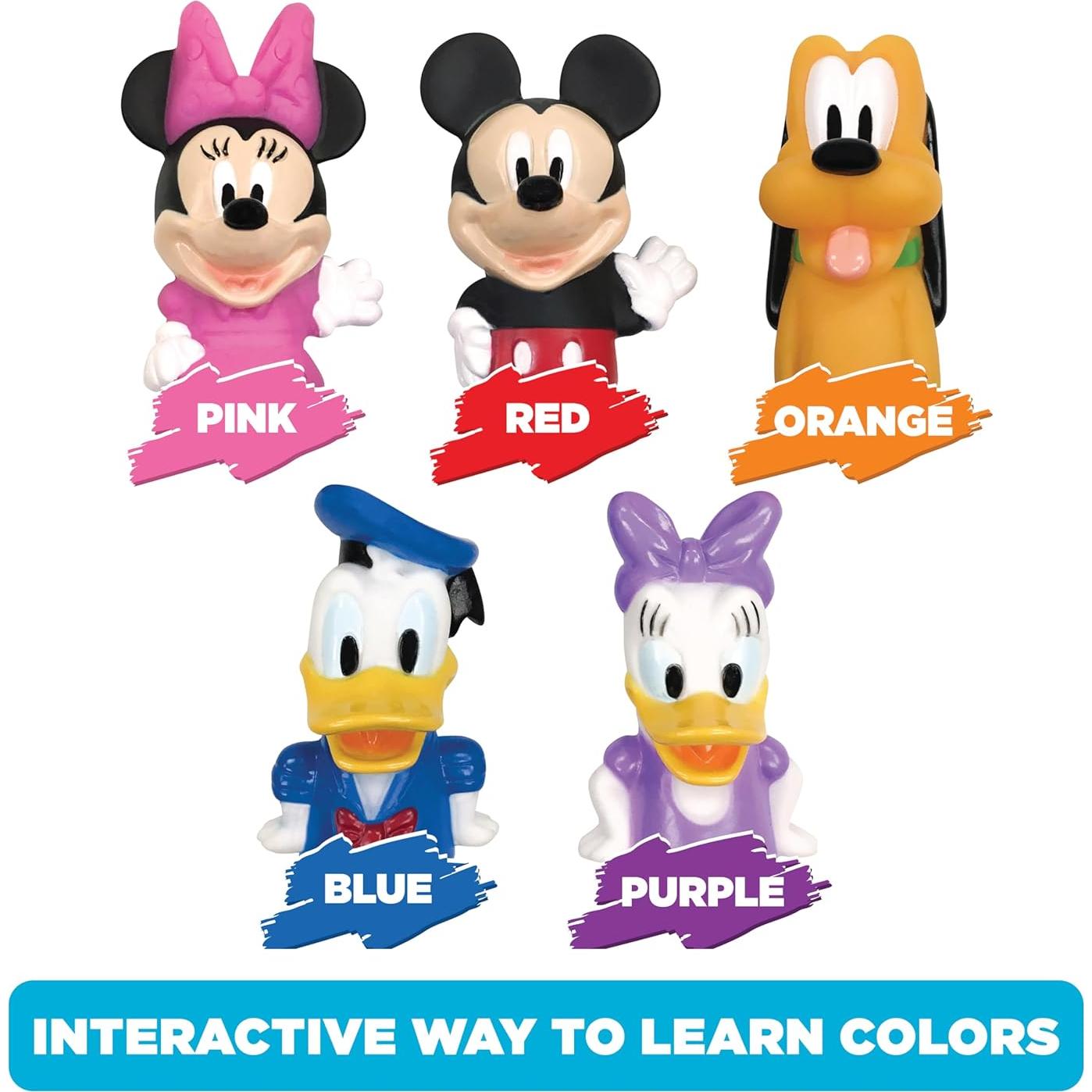 Set de Juguetes de Baño Mickey y Amigos 7 Piezas