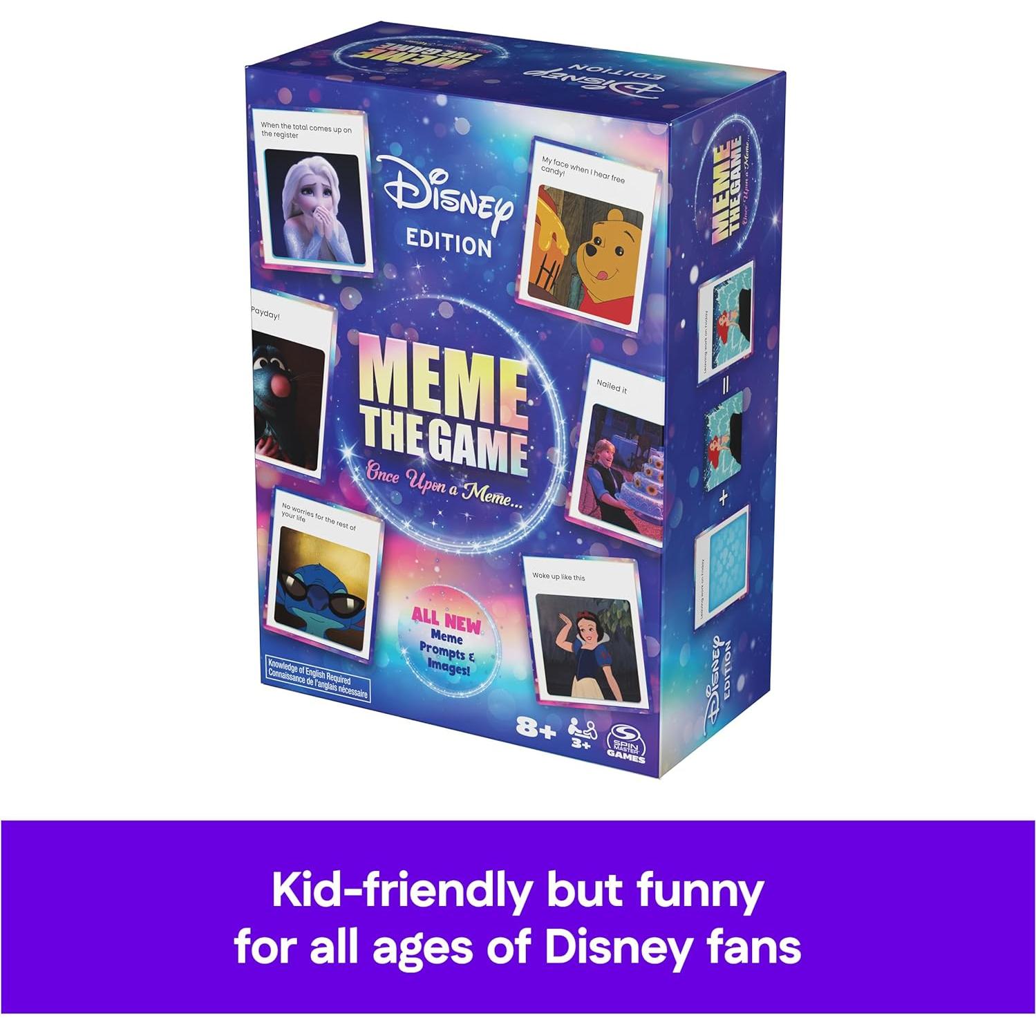 Juego de Cartas Disney Meme Spin Master, Diversión Familiar