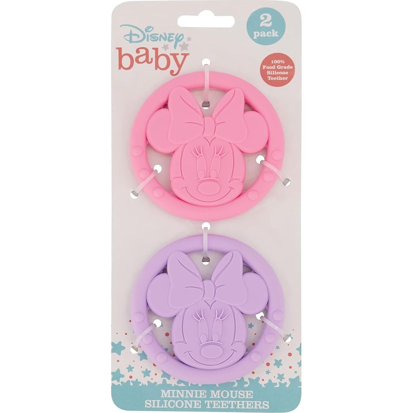 Mordedores de Silicona Cudlie Disney Minnie Mouse 2-Pack