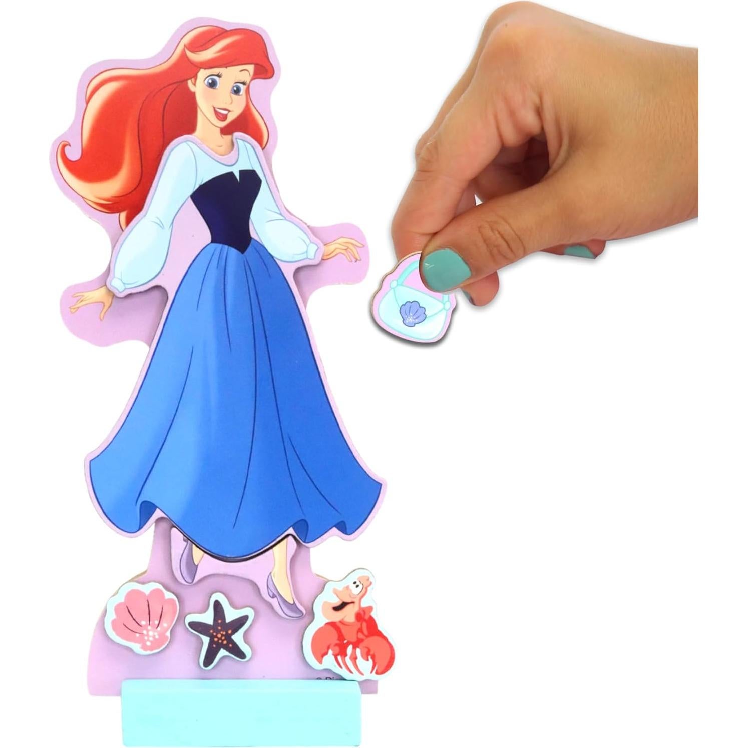 Set de Vestir Magnético Disney Princesa Ariel 26 Piezas